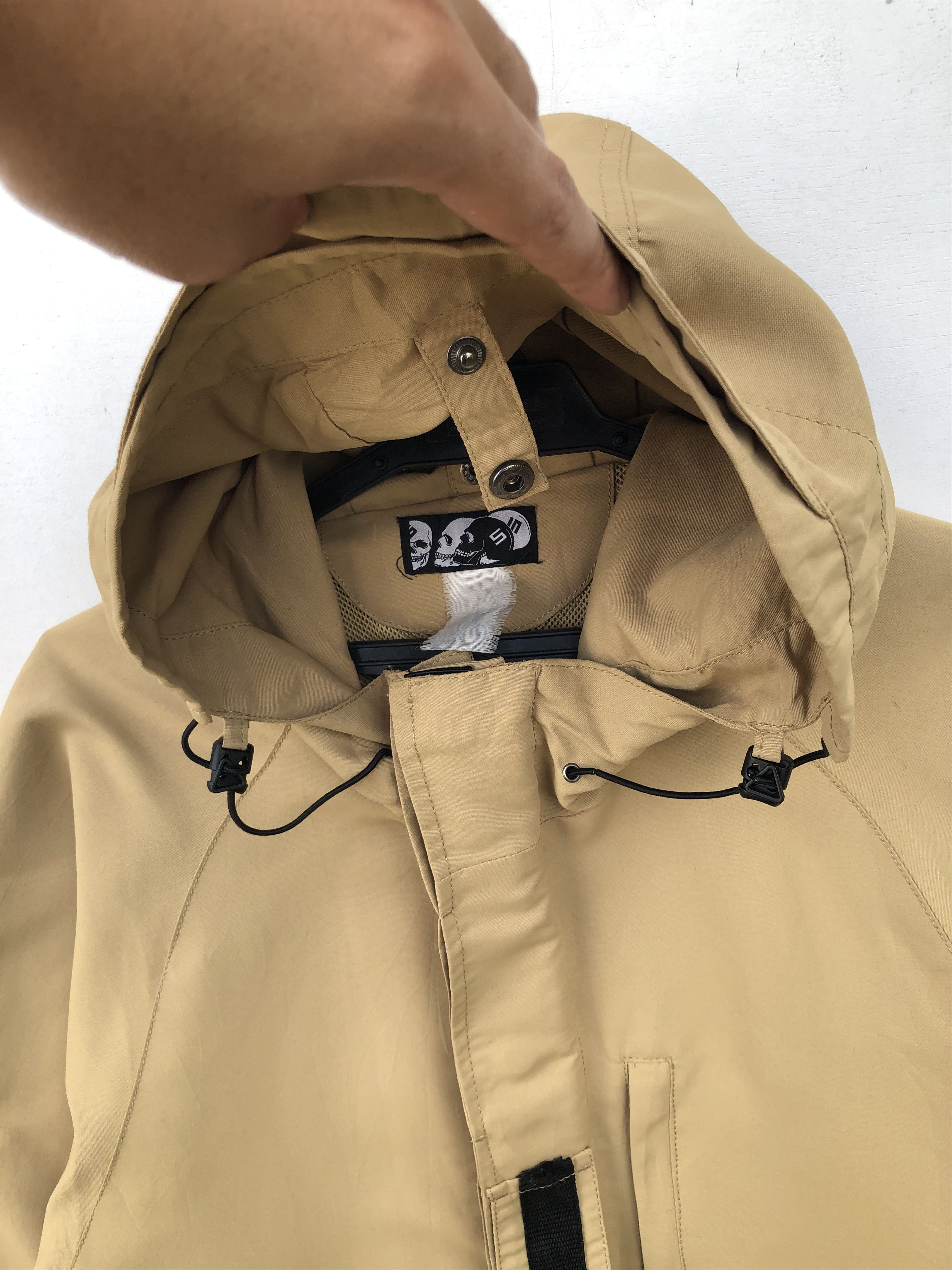 Japanese Brand × Vintage VINTAGE JAPAN SKULLISM DOUBLE ZIPPER TACTICAL SHIELD JACKET Size US M / EU 48-50 / 2 - 16 Thumbnail