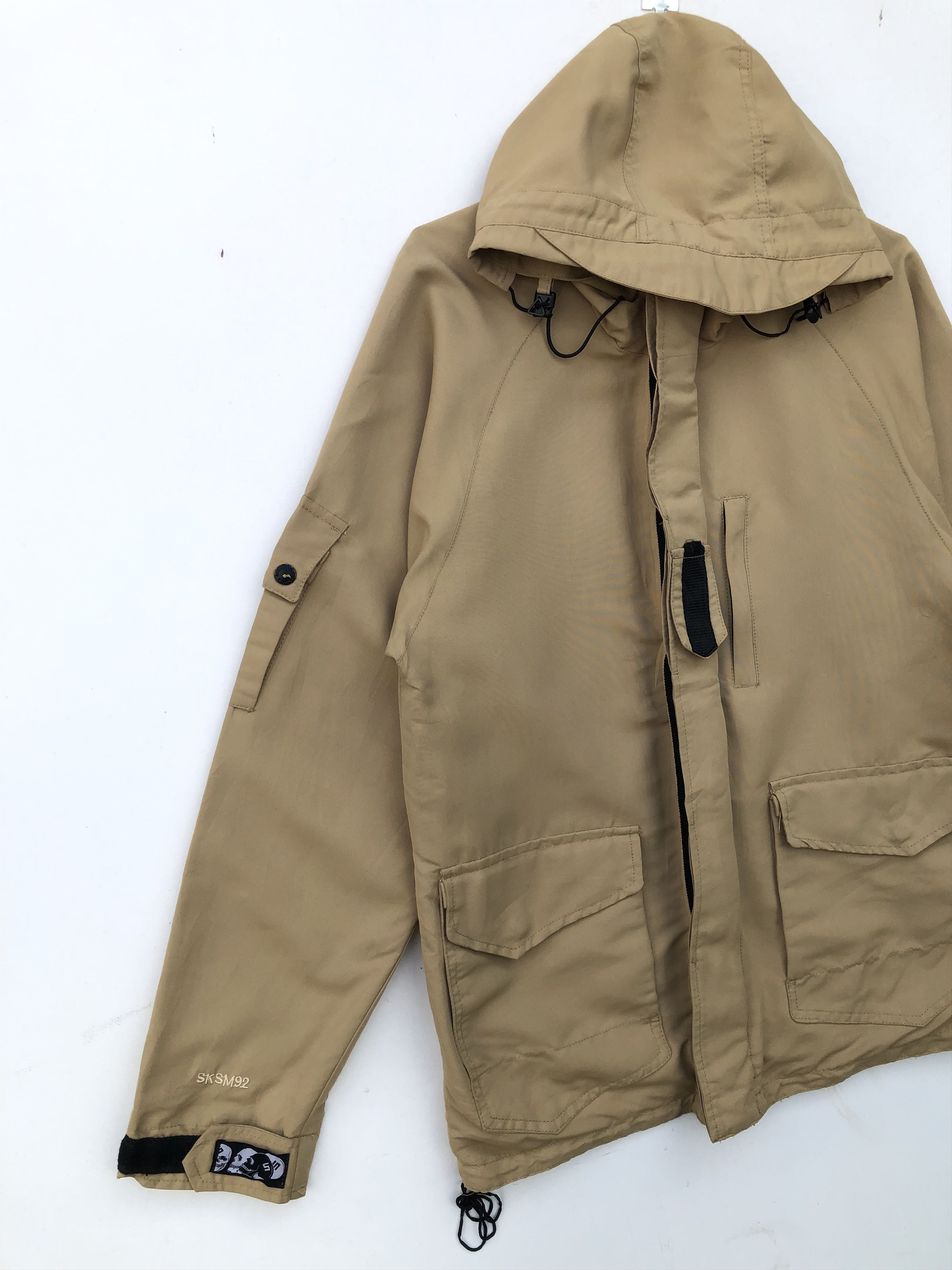 Japanese Brand × Vintage VINTAGE JAPAN SKULLISM DOUBLE ZIPPER TACTICAL SHIELD JACKET Size US M / EU 48-50 / 2 - 4 Thumbnail
