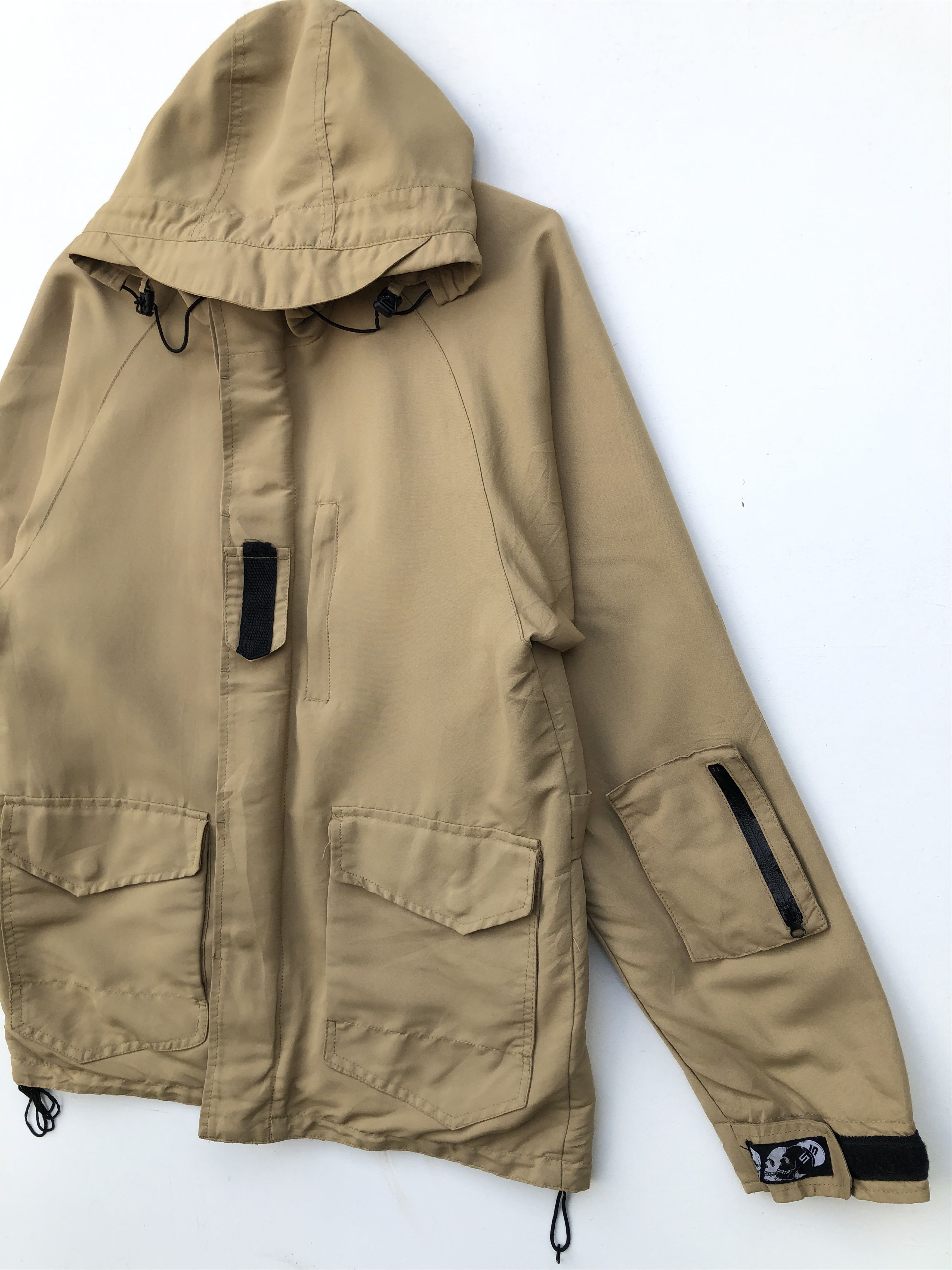 Japanese Brand × Vintage VINTAGE JAPAN SKULLISM DOUBLE ZIPPER TACTICAL SHIELD JACKET Size US M / EU 48-50 / 2 - 5 Thumbnail