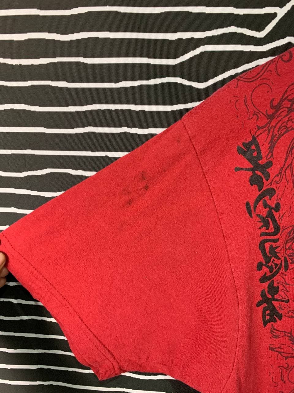 I.N.C Vtg INC Chinese Graphic Allover Print Tee Size US L / EU 52-54 / 3 - 5 Thumbnail
