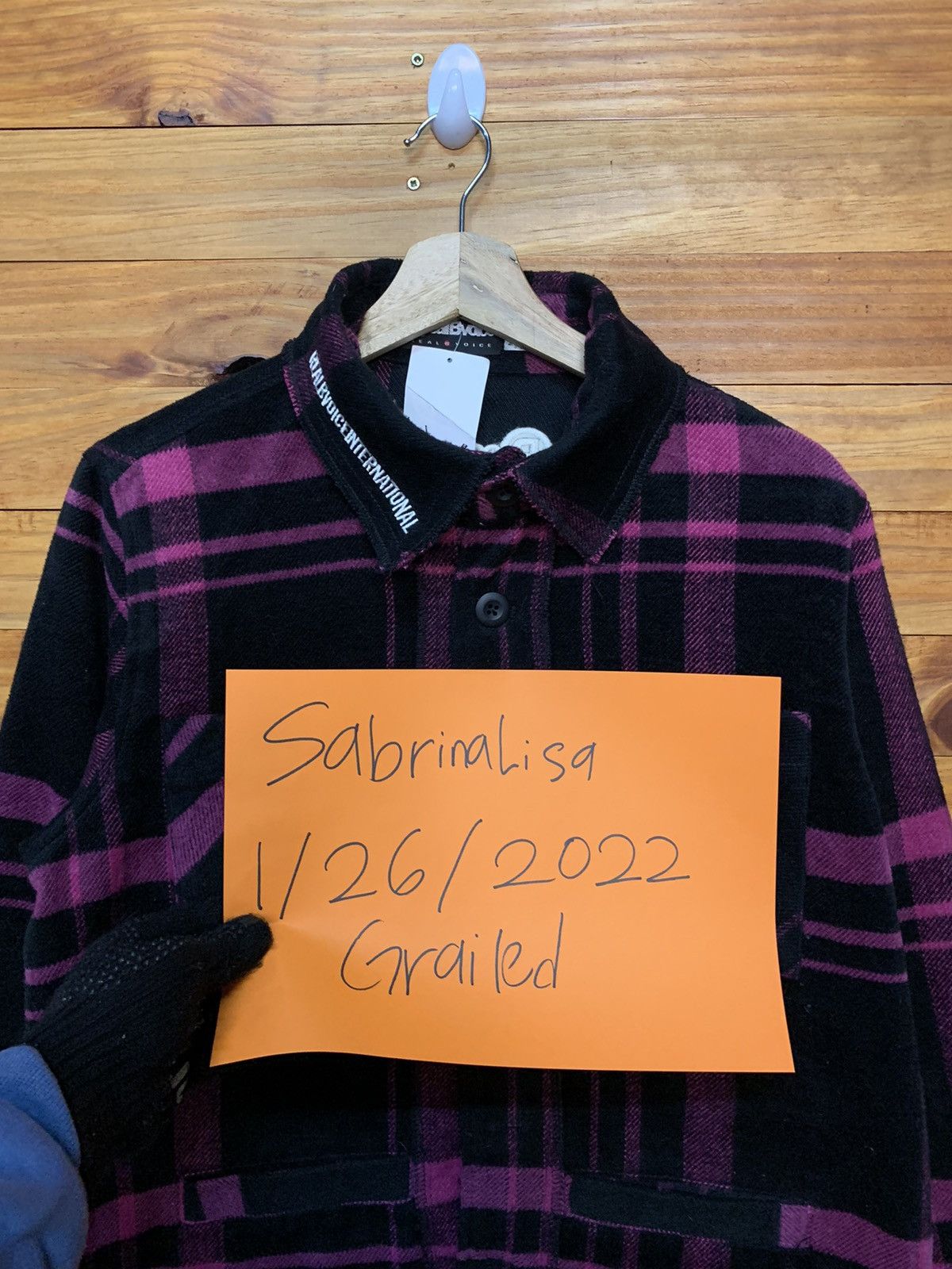 Japanese Brand RealB Voice Surf Style Purple Checkered Wool Jacket Size US M / EU 48-50 / 2 - 13 Thumbnail