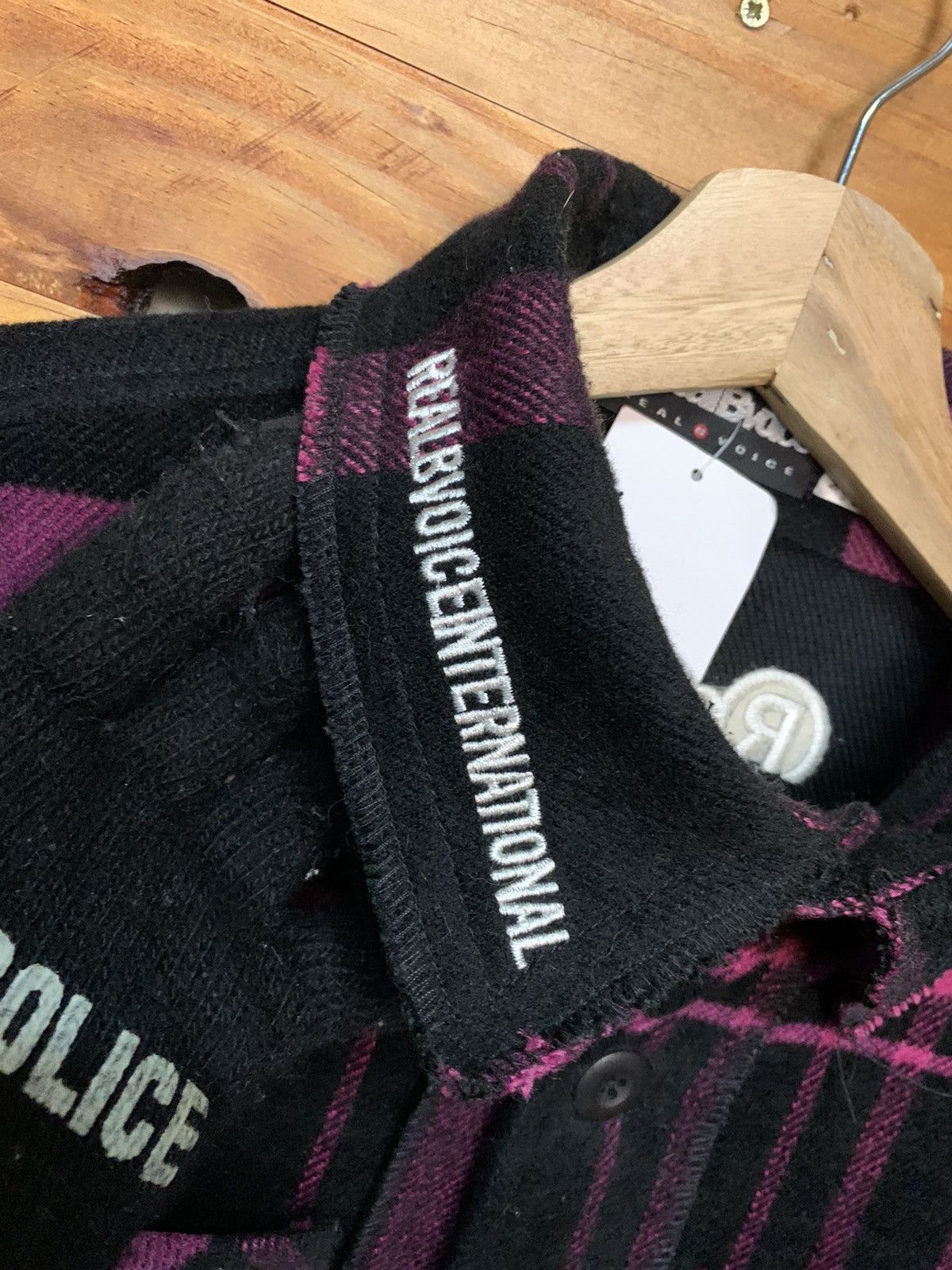 Japanese Brand RealB Voice Surf Style Purple Checkered Wool Jacket Size US M / EU 48-50 / 2 - 6 Thumbnail