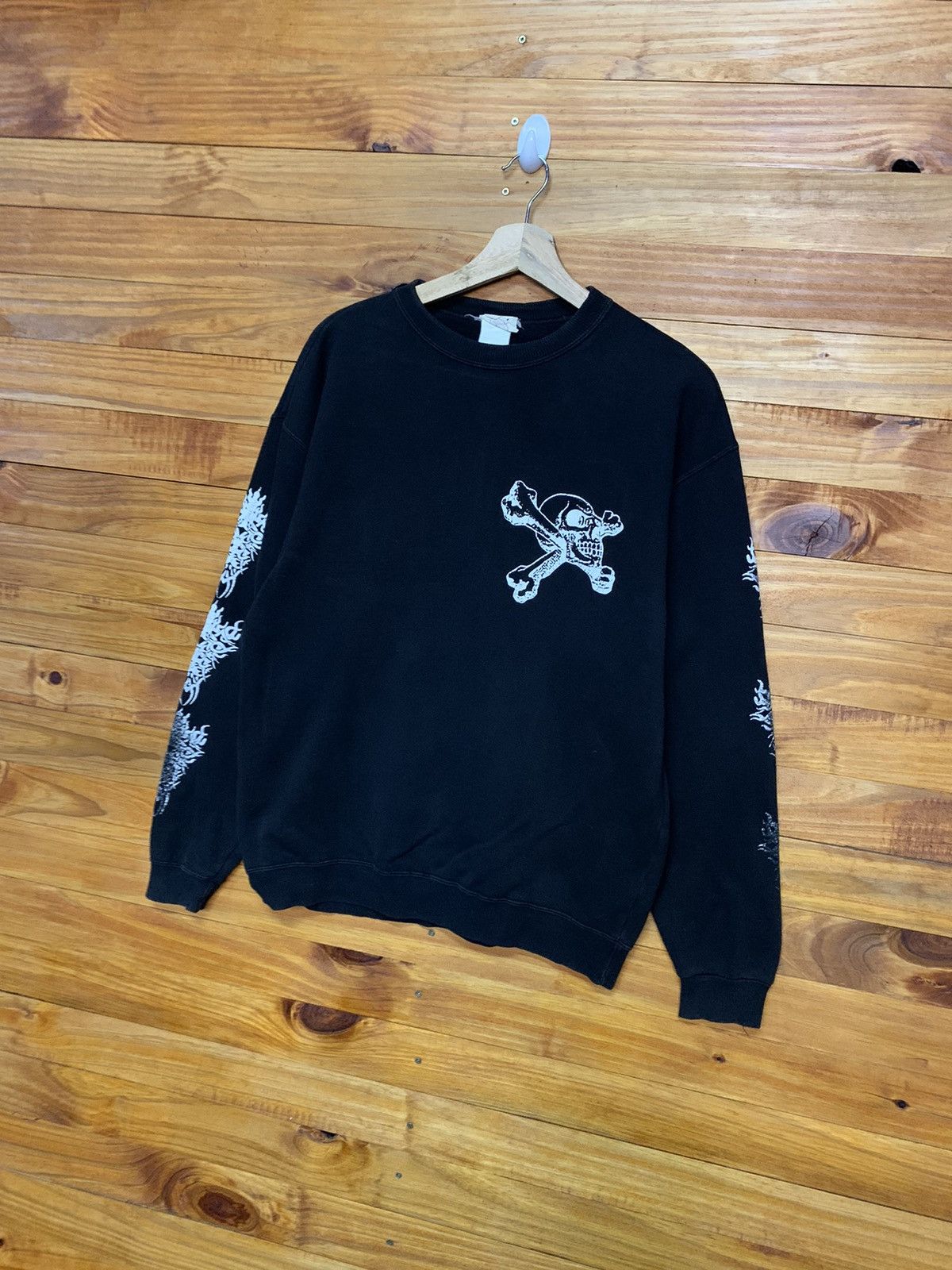 Vintage Vintage Skull Head Skateboard Sweatshirts Size US M / EU 48-50 / 2 - 3 Thumbnail
