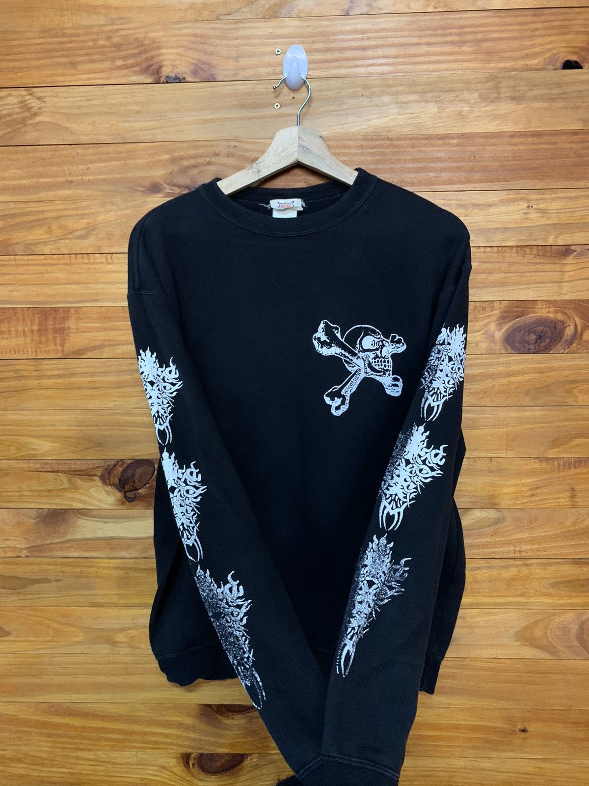 Vintage Vintage Skull Head Skateboard Sweatshirts Size US M / EU 48-50 / 2 - 1 Thumbnail