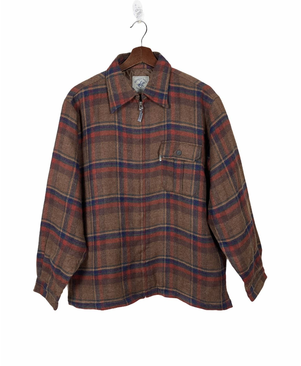 Beverly Hills Polo Club Vintage Beverly Hills Polo Club Glen Plain Tartan Jacket Size US L / EU 52-54 / 3 - 1 Thumbnail