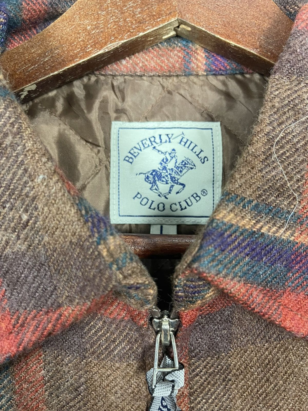 Beverly Hills Polo Club Vintage Beverly Hills Polo Club Glen Plain Tartan Jacket Size US L / EU 52-54 / 3 - 4 Thumbnail