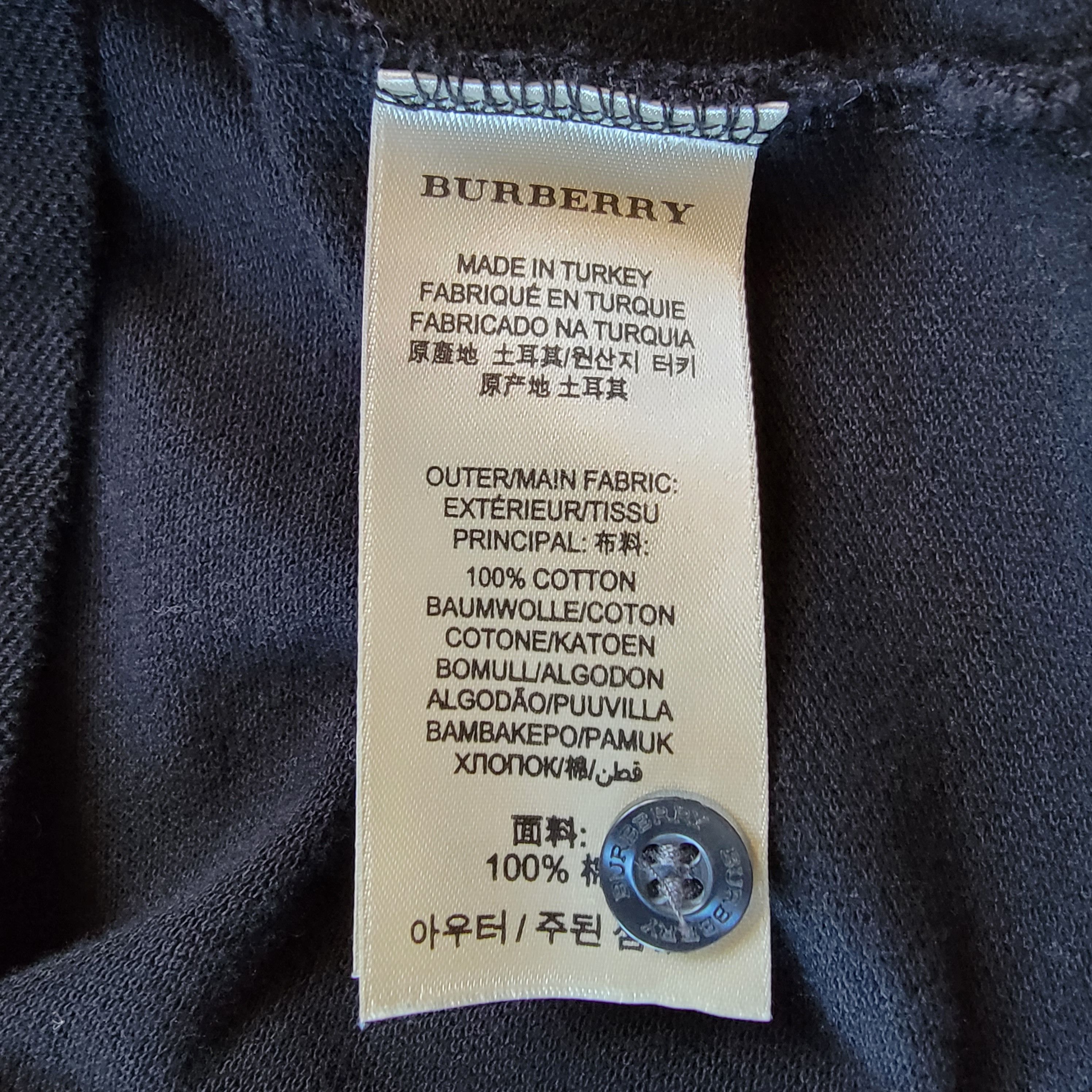 Burberry Burberry Black Polo Size US XL / EU 56 / 4 - 6 Preview