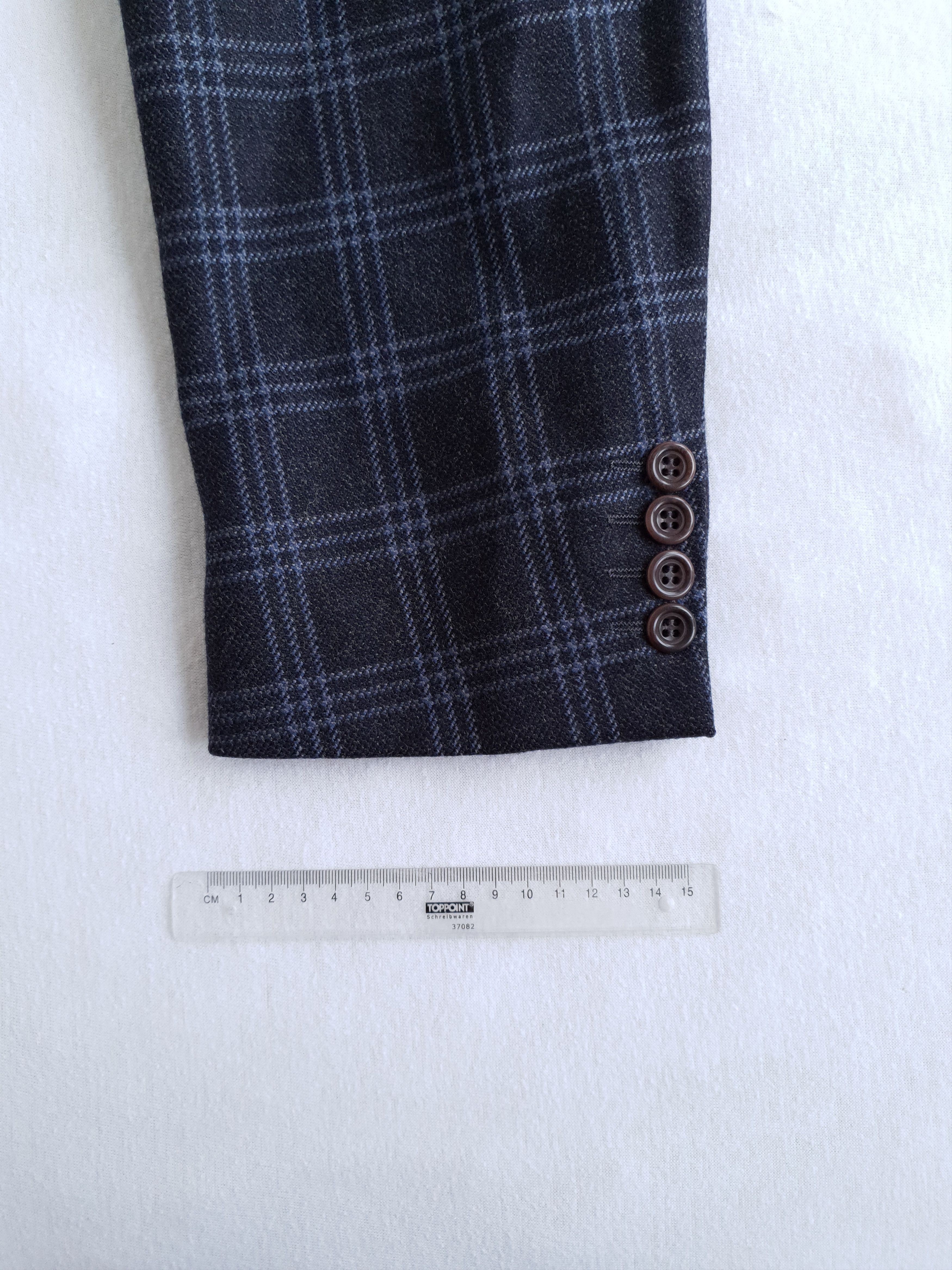 Vintage × Yves Saint Laurent Vintage Checkered Pattern Blazer Jacket Size 42R - 8 Thumbnail