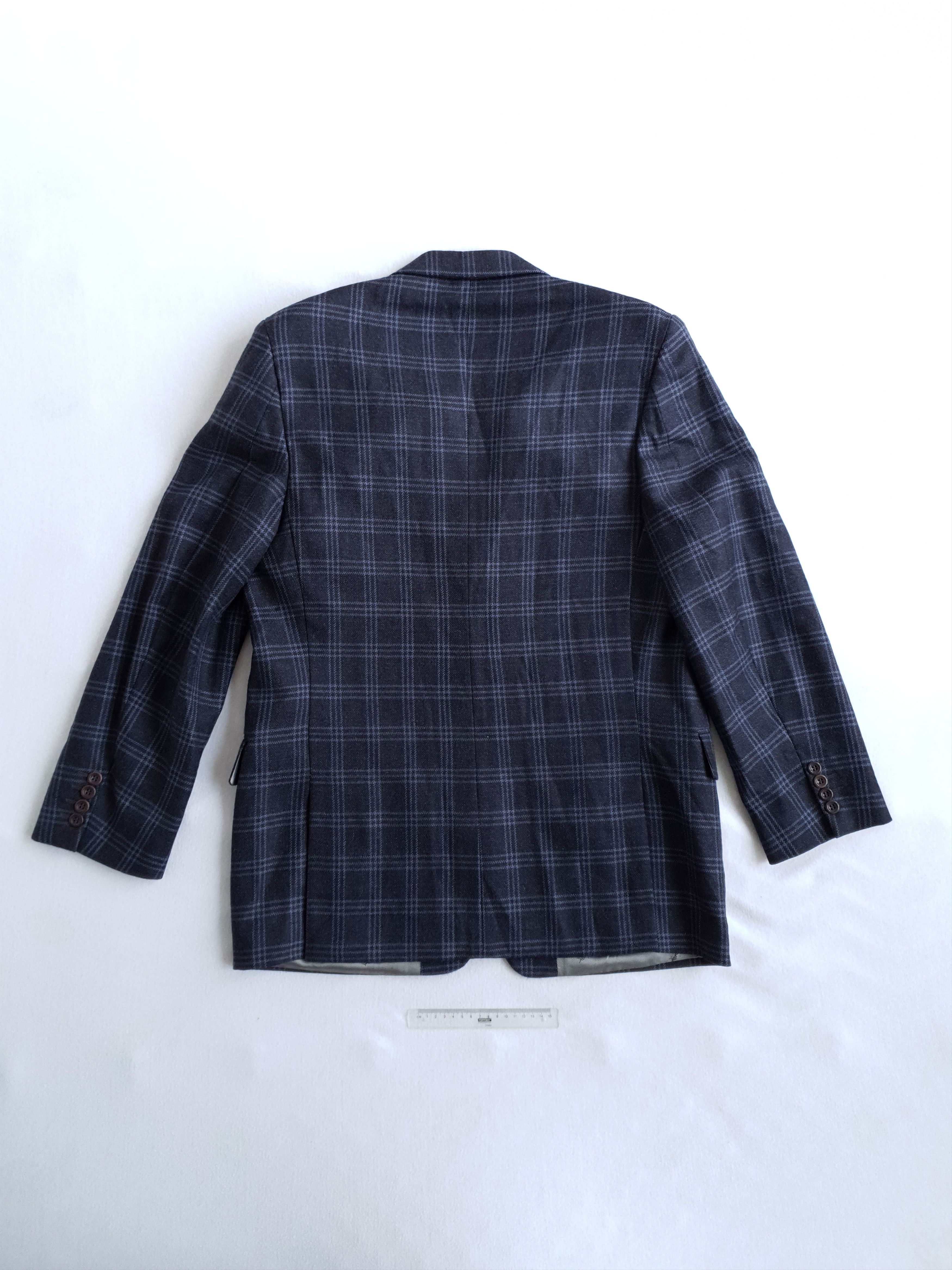 Vintage × Yves Saint Laurent Vintage Checkered Pattern Blazer Jacket Size 42R - 2 Thumbnail