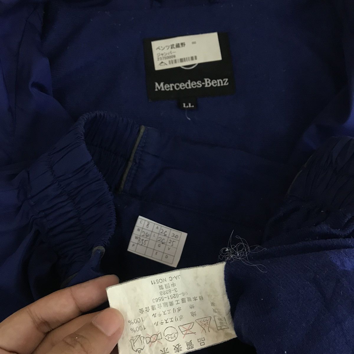 Mercedes-Benz × Sports Specialties × Vintage 💣OFFER Vtg MERCEDES BENZ Windbreaker Zipper Jacket Size US XL / EU 56 / 4 - 9 Thumbnail