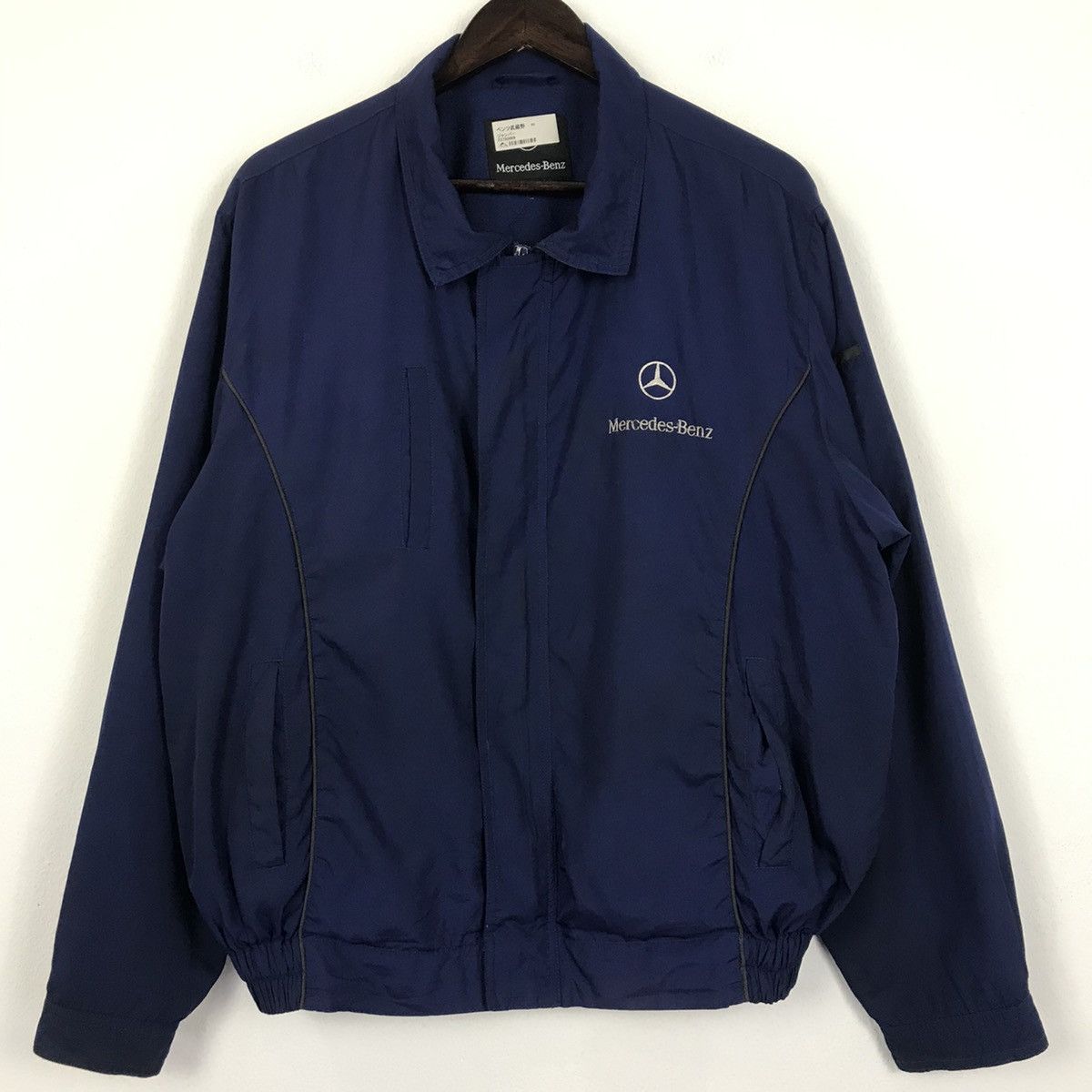 Mercedes-Benz × Sports Specialties × Vintage 💣OFFER Vtg MERCEDES BENZ Windbreaker Zipper Jacket Size US XL / EU 56 / 4 - 2 Thumbnail