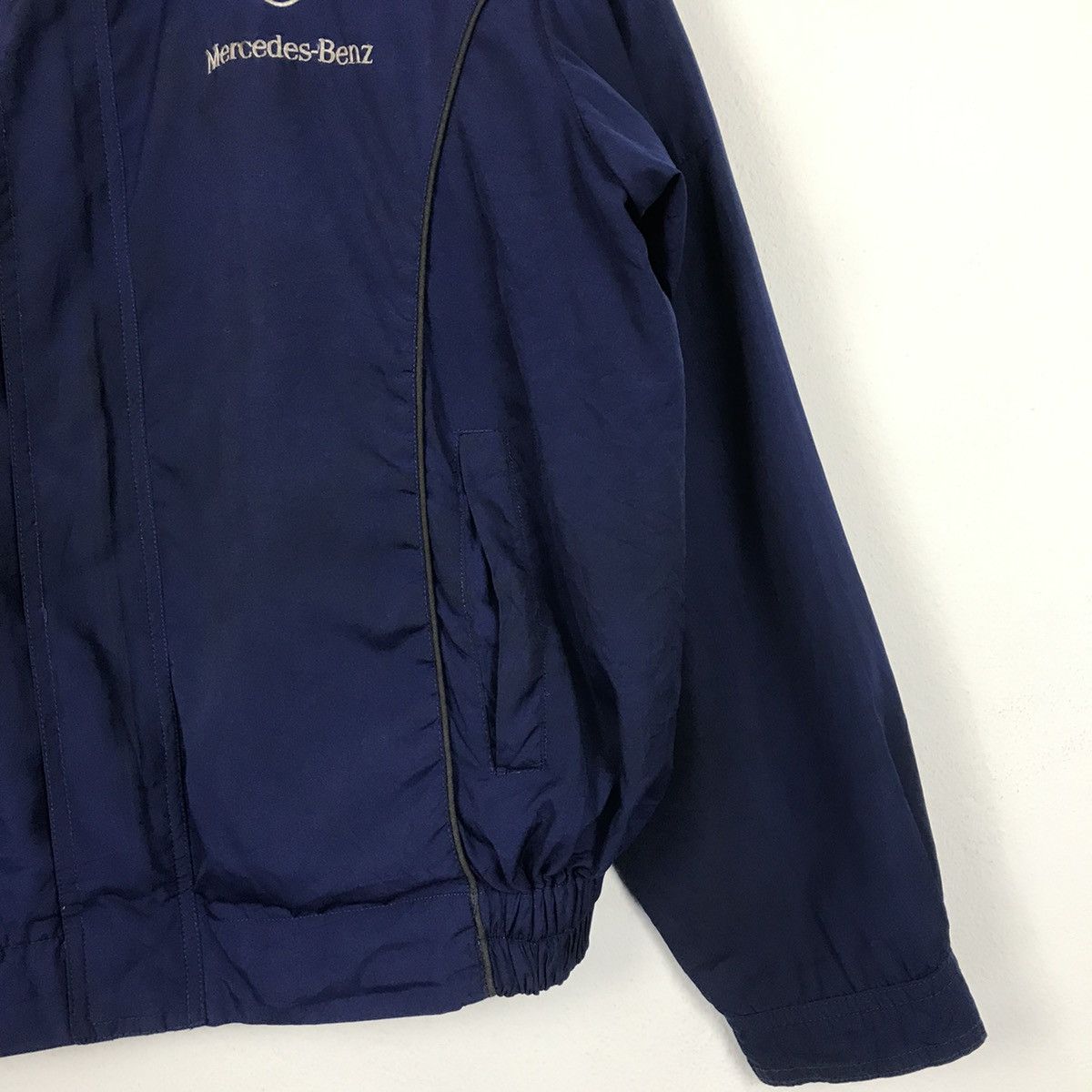 Mercedes-Benz × Sports Specialties × Vintage 💣OFFER Vtg MERCEDES BENZ Windbreaker Zipper Jacket Size US XL / EU 56 / 4 - 5 Thumbnail