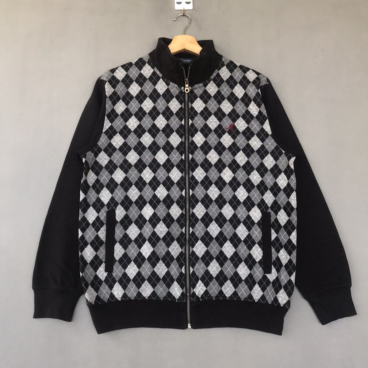 Kangol × Vintage Vintage Kangol Sweater Full Zipper Size US L / EU 52-54 / 3 - 1 Thumbnail