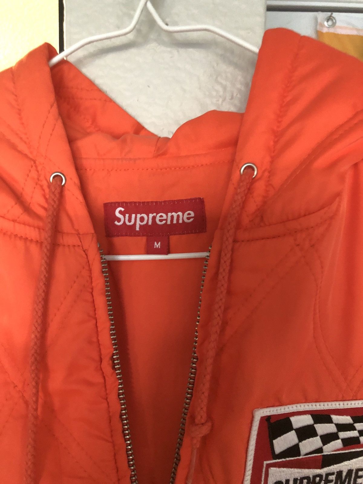Supreme Racing Quilted Hooded Jacket Size US M / EU 48-50 / 2 - 4 Thumbnail