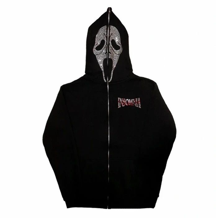 Insomnia Visuals Rhinestone Scream Ghostface Full Zip-Up Size US XXL / EU 58 / 5 - 1 Preview