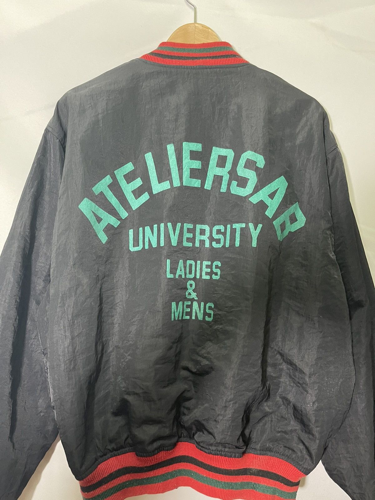 Vintage VINTAGE ATELIER SAB REVERSIBLE VARSITY JACKET Size US L / EU 52-54 / 3 - 4 Thumbnail