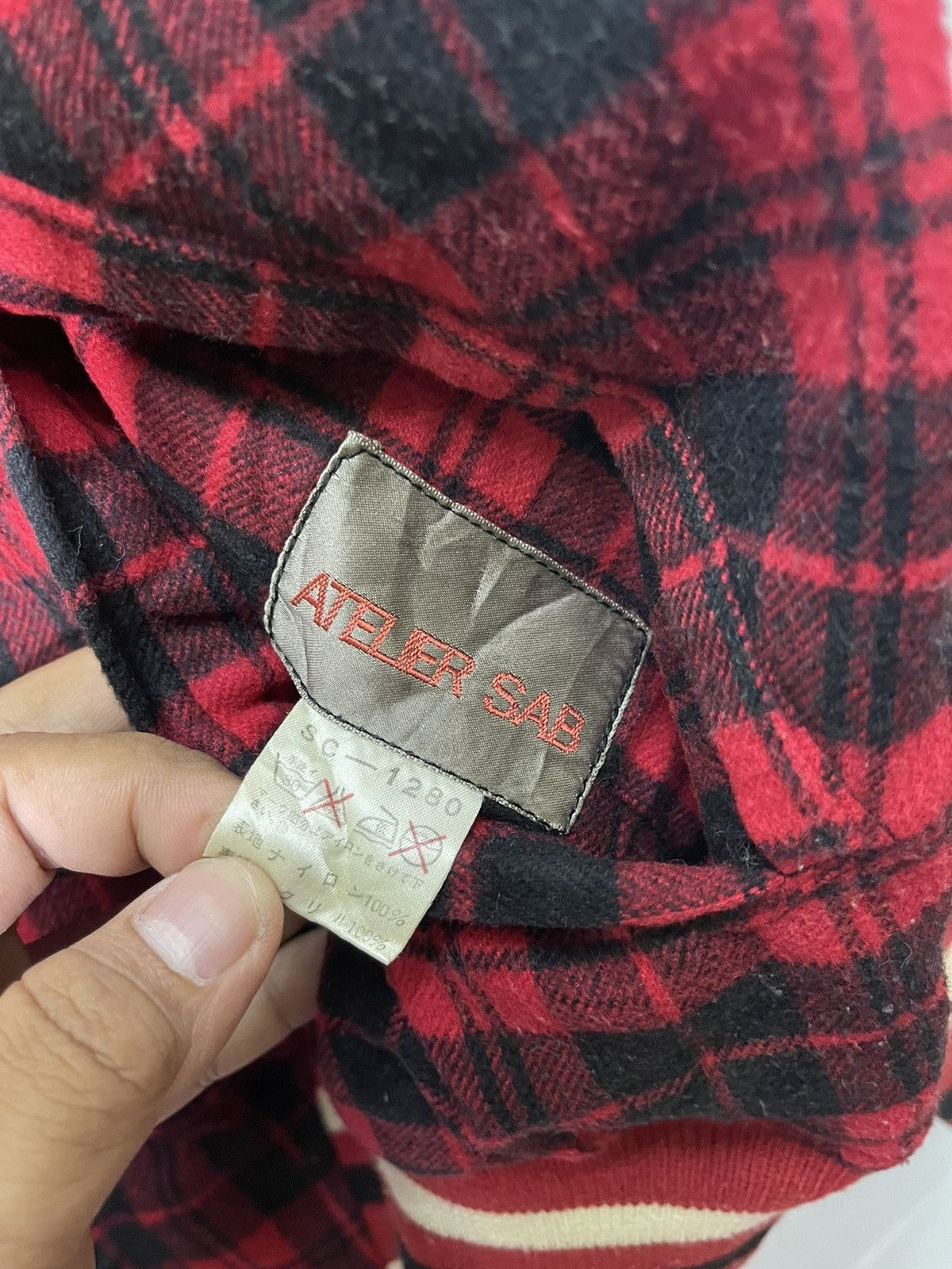 Vintage VINTAGE ATELIER SAB REVERSIBLE VARSITY JACKET Size US L / EU 52-54 / 3 - 7 Thumbnail
