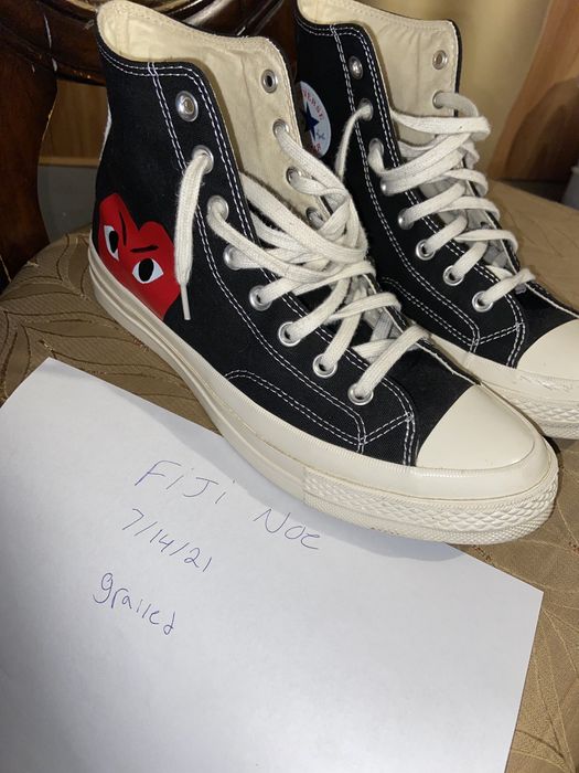 Custom best sale cdg converse