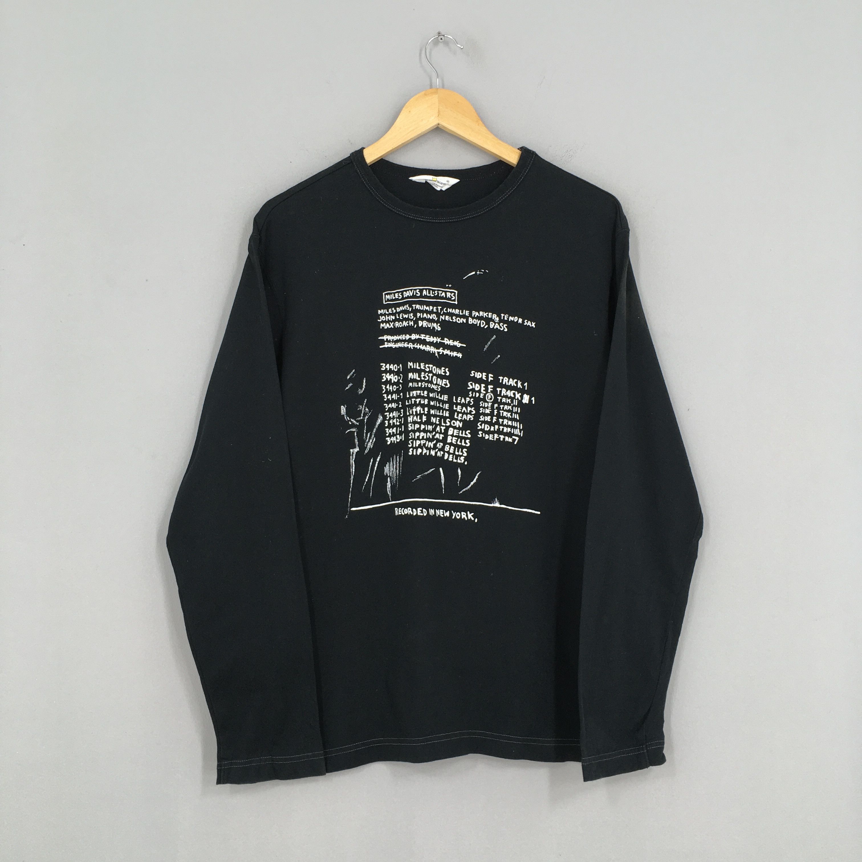 French Unicorn T-Shirt Uomo Girocollo Cotone Bio Miles Davis Bitches - Foto 10