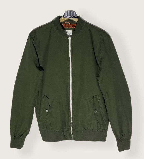 Bershka on sale green jacket