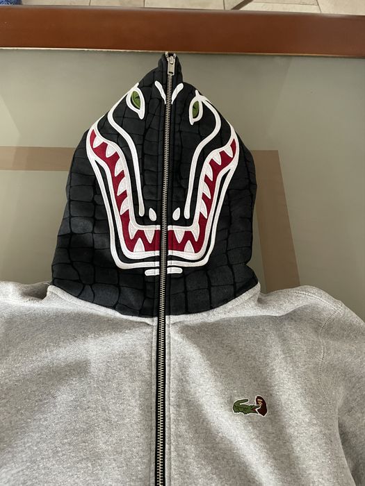 Bape x deals lacoste hoodie