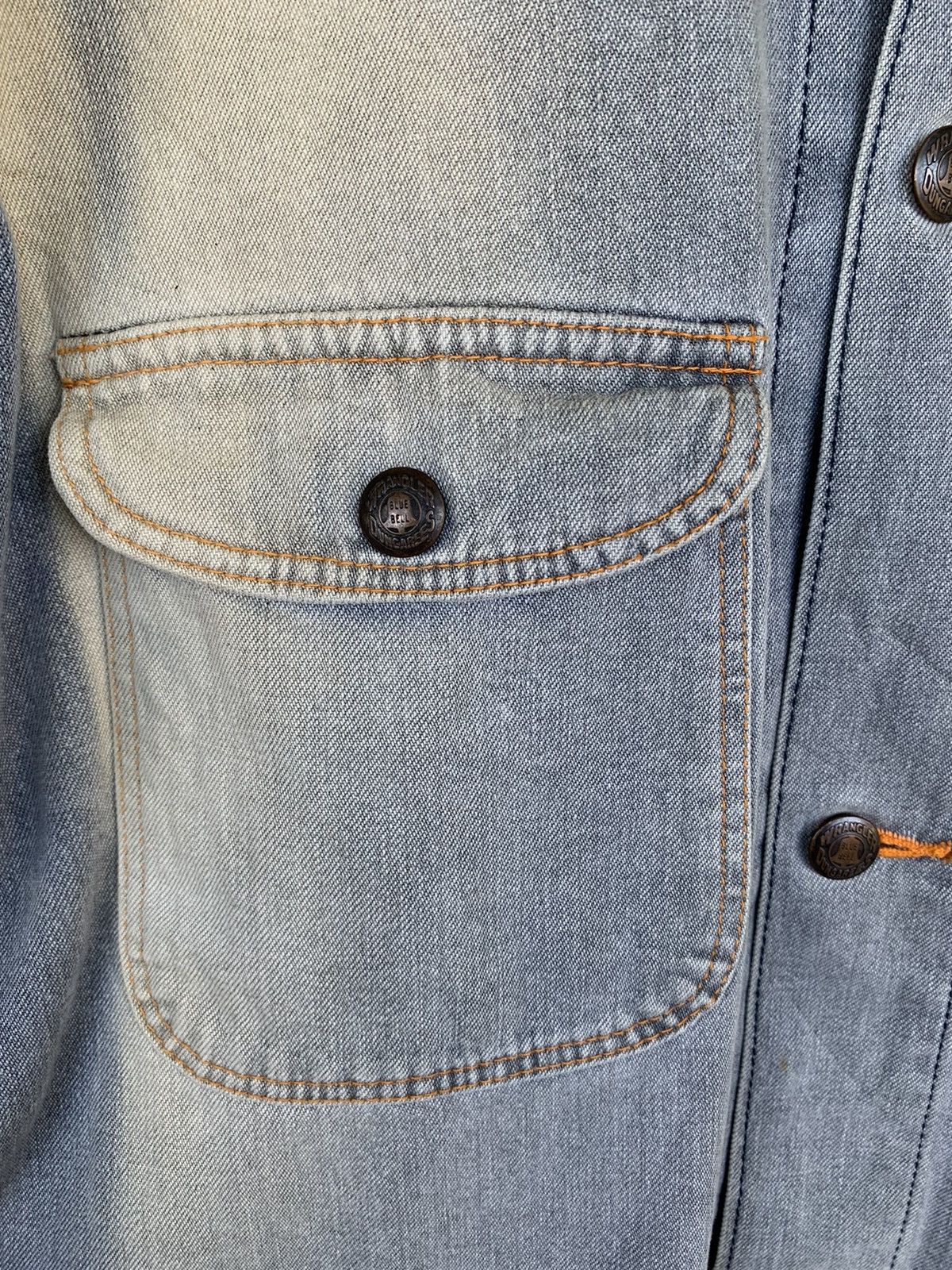 Vintage Vintage Wrangler Blue Bell Workwear Sun Faded Jacket Size US M / EU 48-50 / 2 - 11 Thumbnail