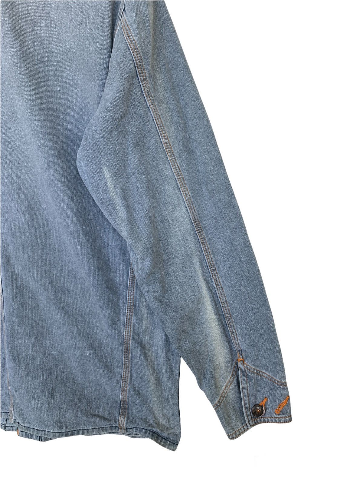 Vintage Vintage Wrangler Blue Bell Workwear Sun Faded Jacket Size US M / EU 48-50 / 2 - 8 Thumbnail