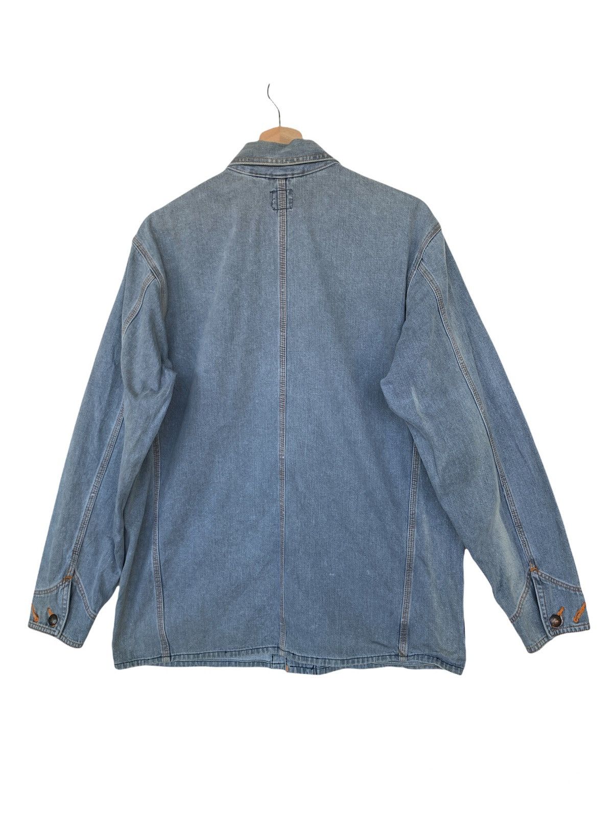 Vintage Vintage Wrangler Blue Bell Workwear Sun Faded Jacket Size US M / EU 48-50 / 2 - 5 Thumbnail