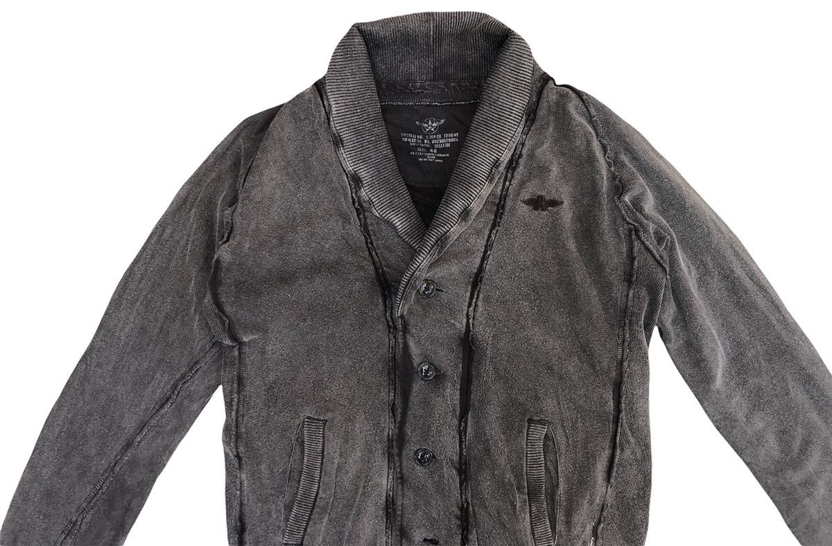 291295=Homme 291295 Homme Military Style Cardigan Size US M / EU 48-50 / 2 - 3 Thumbnail