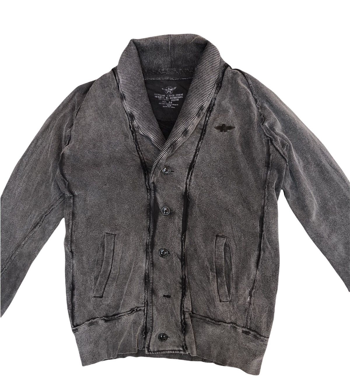 291295=Homme 291295 Homme Military Style Cardigan Size US M / EU 48-50 / 2 - 2 Thumbnail