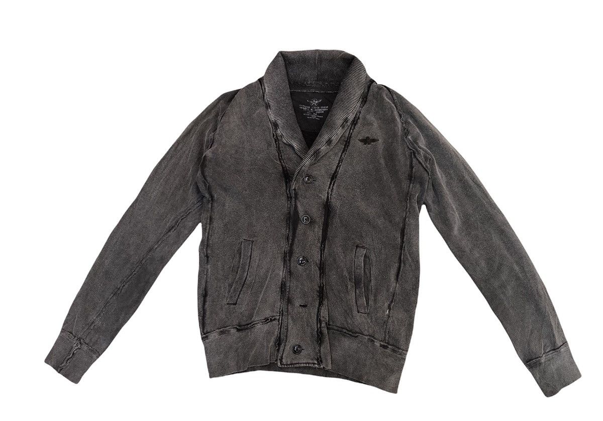 291295=Homme 291295 Homme Military Style Cardigan Size US M / EU 48-50 / 2 - 1 Thumbnail
