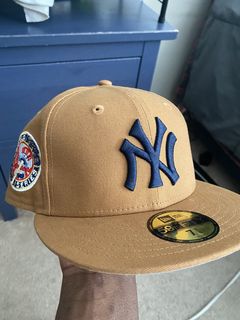 New York Yankees 1949 World Series New Era 59Fifty Fitted Hat (Camel Peach  Under Brim)