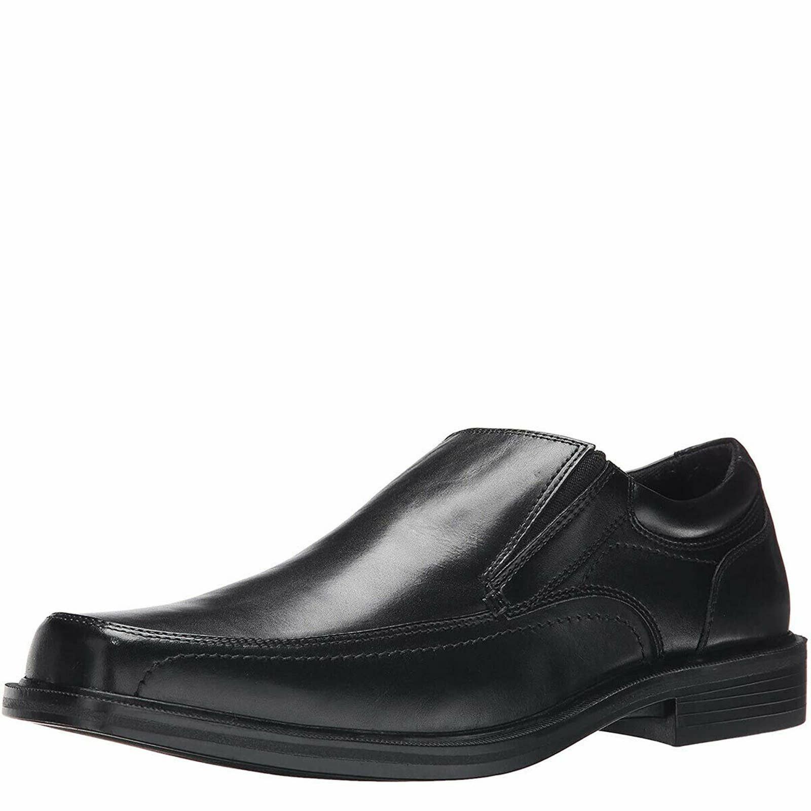 Dockers Dockers Mens Edson Leather Black Slip-On Loafers in Wide Size US 15 / EU 48 - 1 Thumbnail