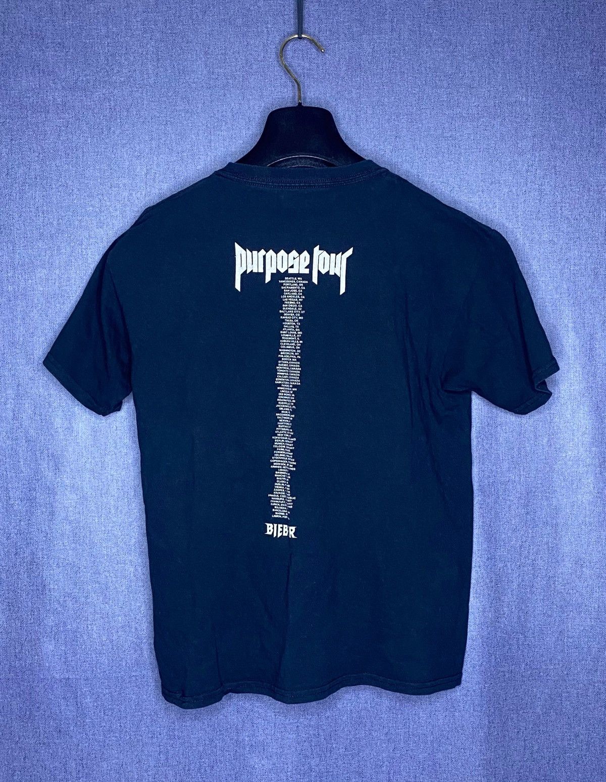 Justin Bieber Bieber purpose tour merchandise t shirt Size US M / EU 48-50 / 2 - 2 Thumbnail