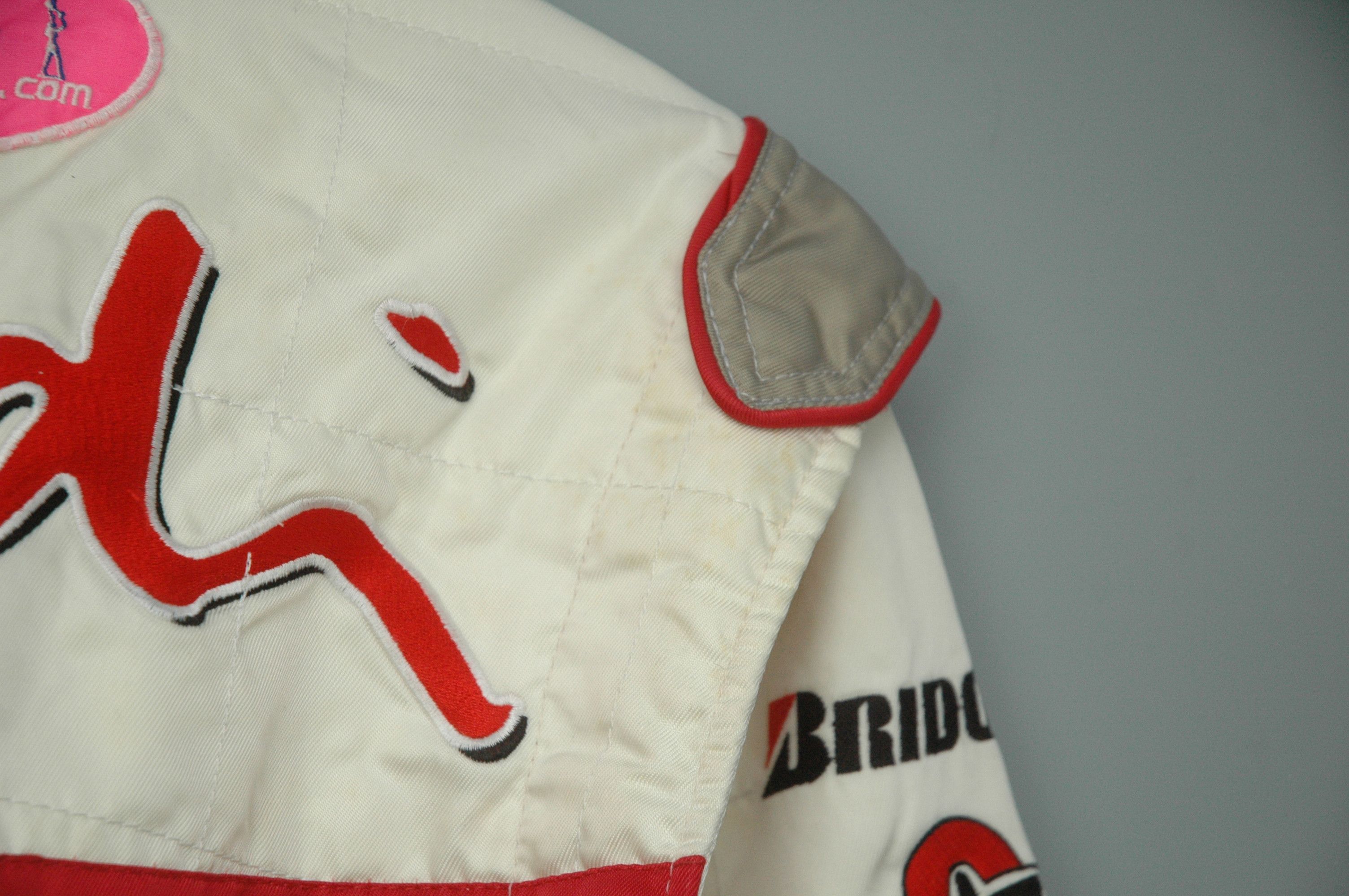 Formula 1 Vintage BOXS Team Bart Racing France Karting Bridgestone Size US 34 / EU 50 - 12 Thumbnail