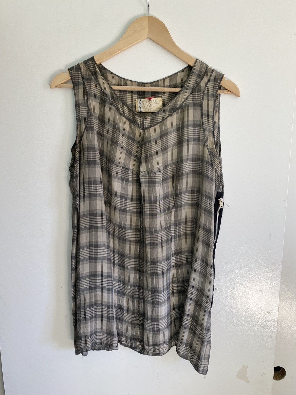 Vtg MAISON MARTIN MARGIELA DARK GRAY 'FLAT' COLLECTION