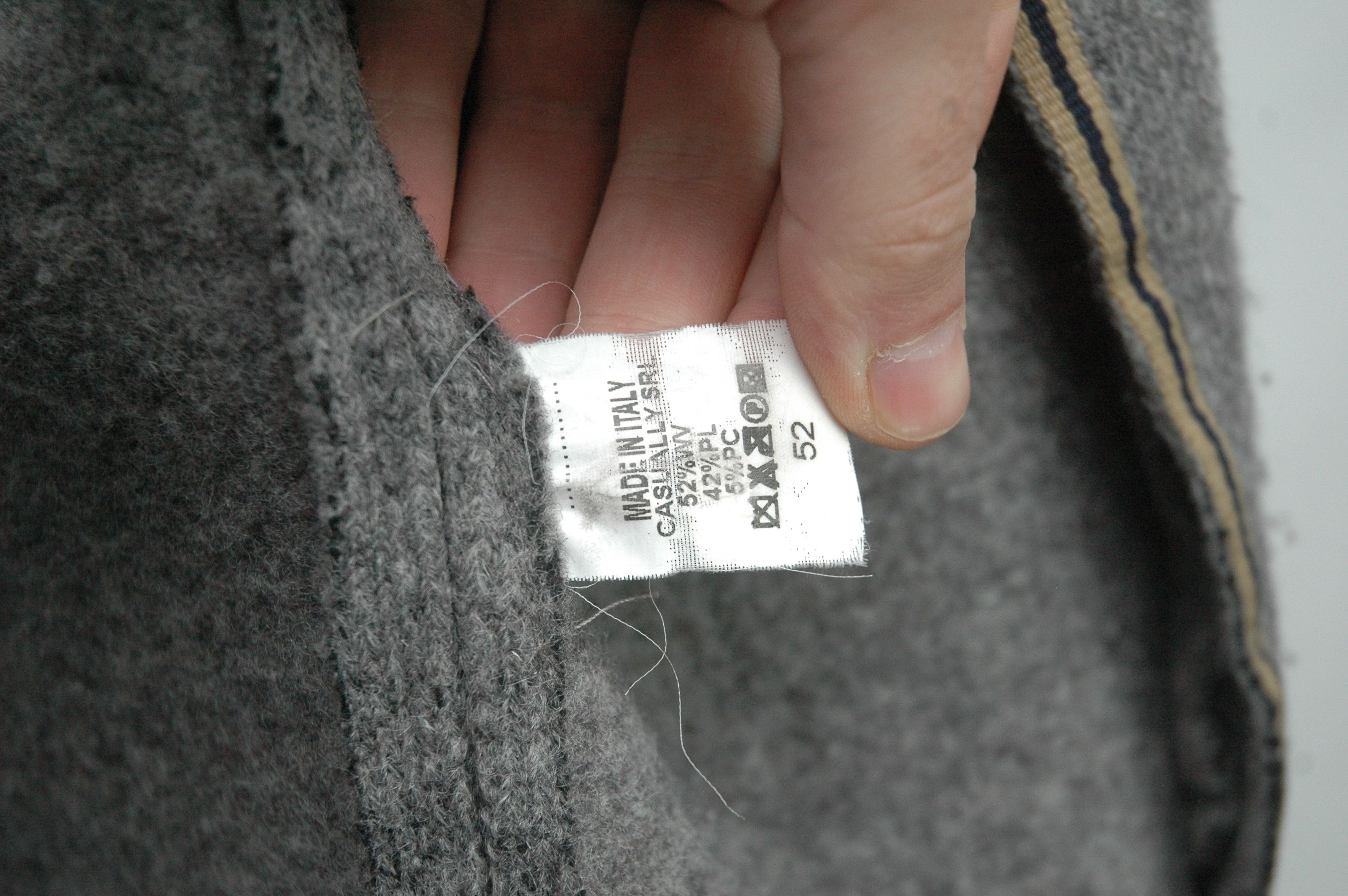 Route des Garden ROUTE DES GARDEN Wool Coat Jacket Made in Italy Size US L / EU 52-54 / 3 - 9 Thumbnail