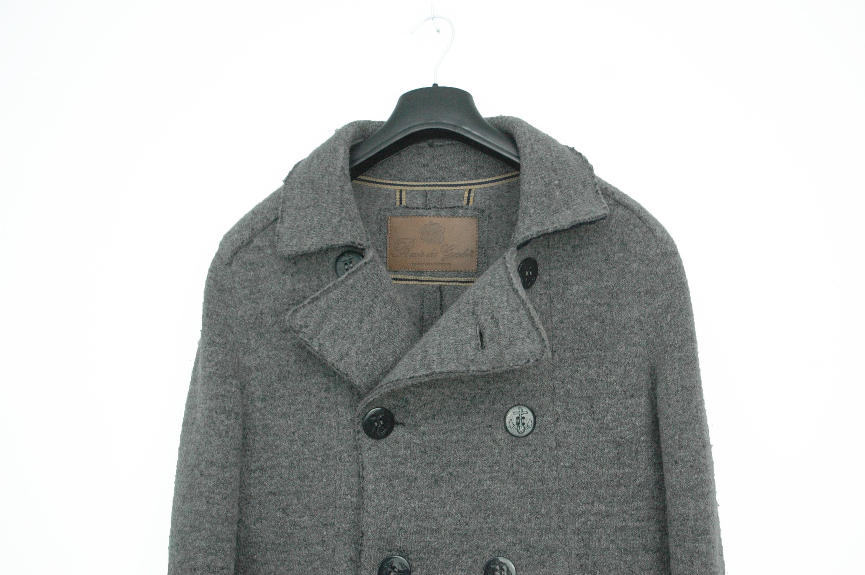 Route des Garden ROUTE DES GARDEN Wool Coat Jacket Made in Italy Size US L / EU 52-54 / 3 - 2 Thumbnail
