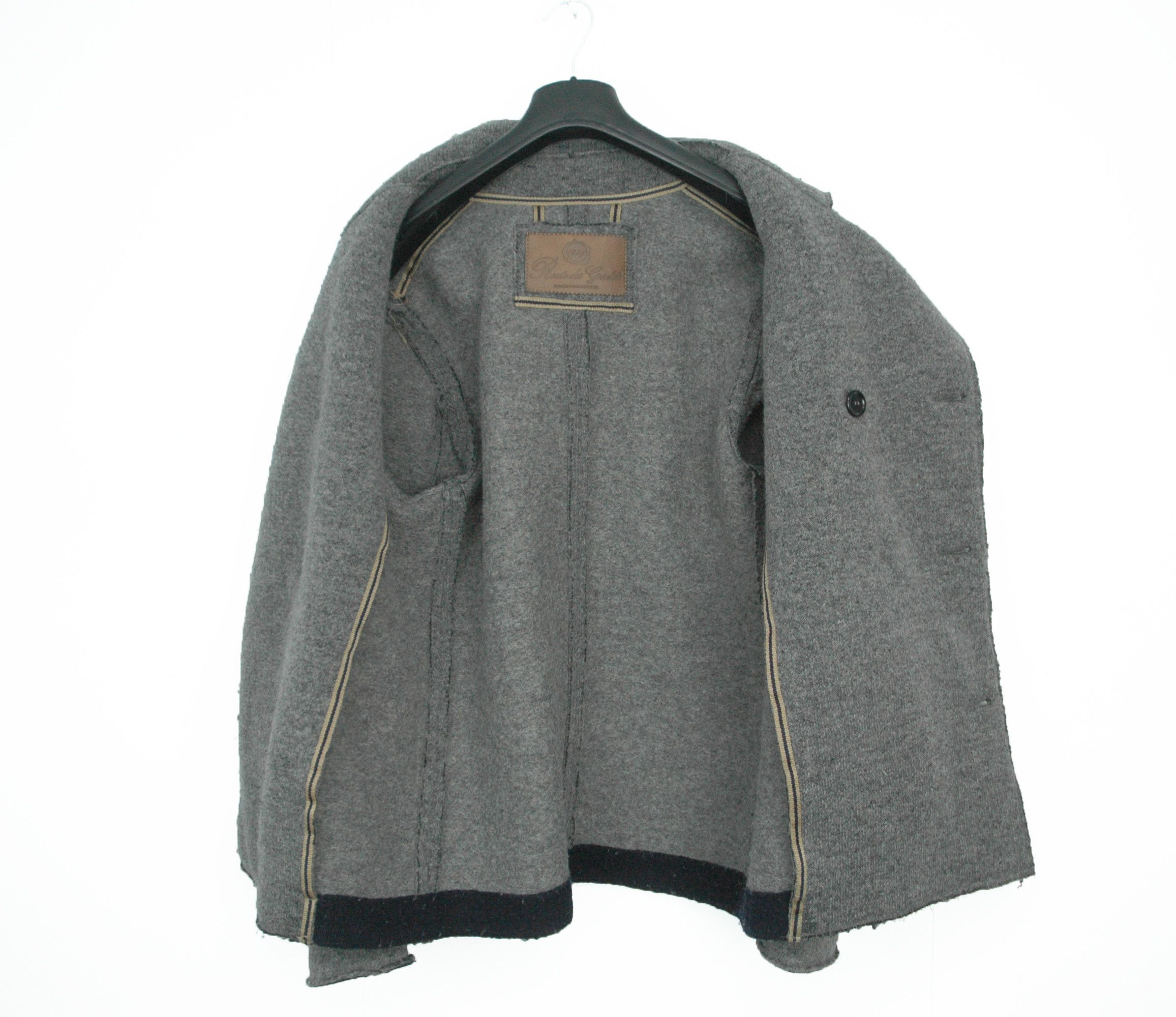 Route des Garden ROUTE DES GARDEN Wool Coat Jacket Made in Italy Size US L / EU 52-54 / 3 - 7 Thumbnail