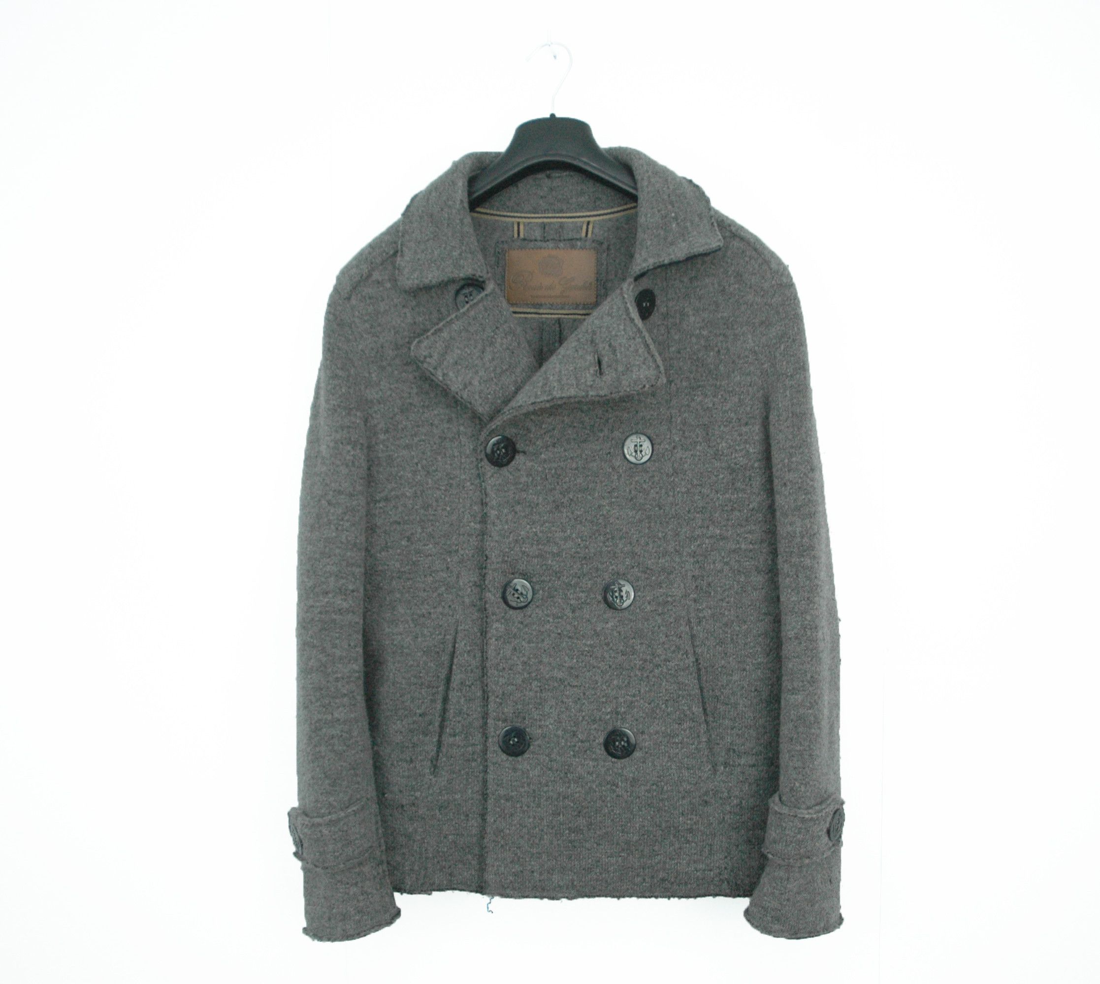 Route des Garden ROUTE DES GARDEN Wool Coat Jacket Made in Italy Size US L / EU 52-54 / 3 - 1 Thumbnail