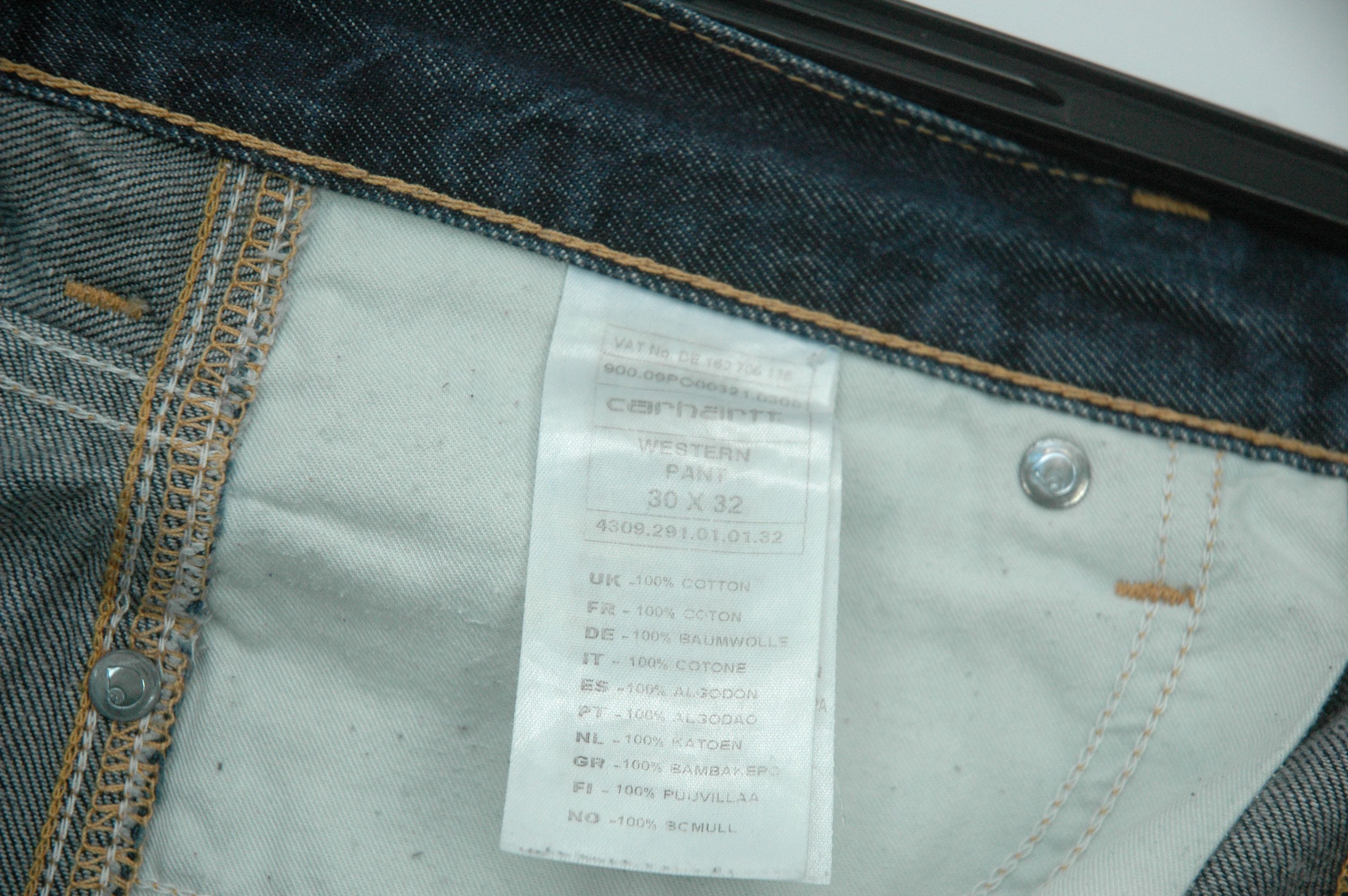 Carhartt CARHARTT Western Denim Pant W30 L32 Size US 30 / EU 46 - 9 Thumbnail