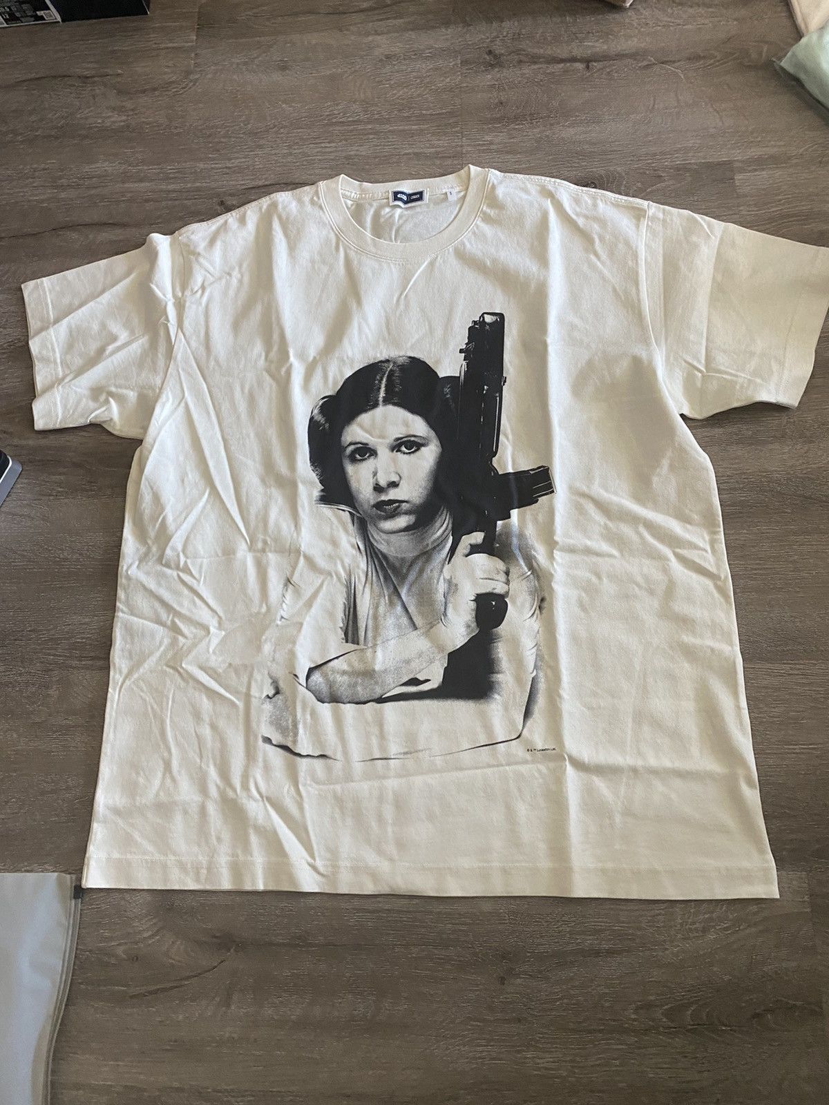 Kith × Star Wars Kith x Star Wars Leia Vintage Tee Sandrift Large 