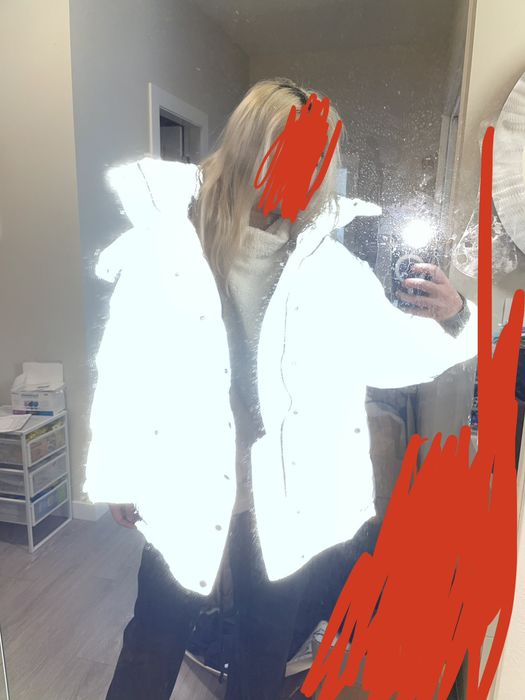 balenciaga reflective puffer jacket