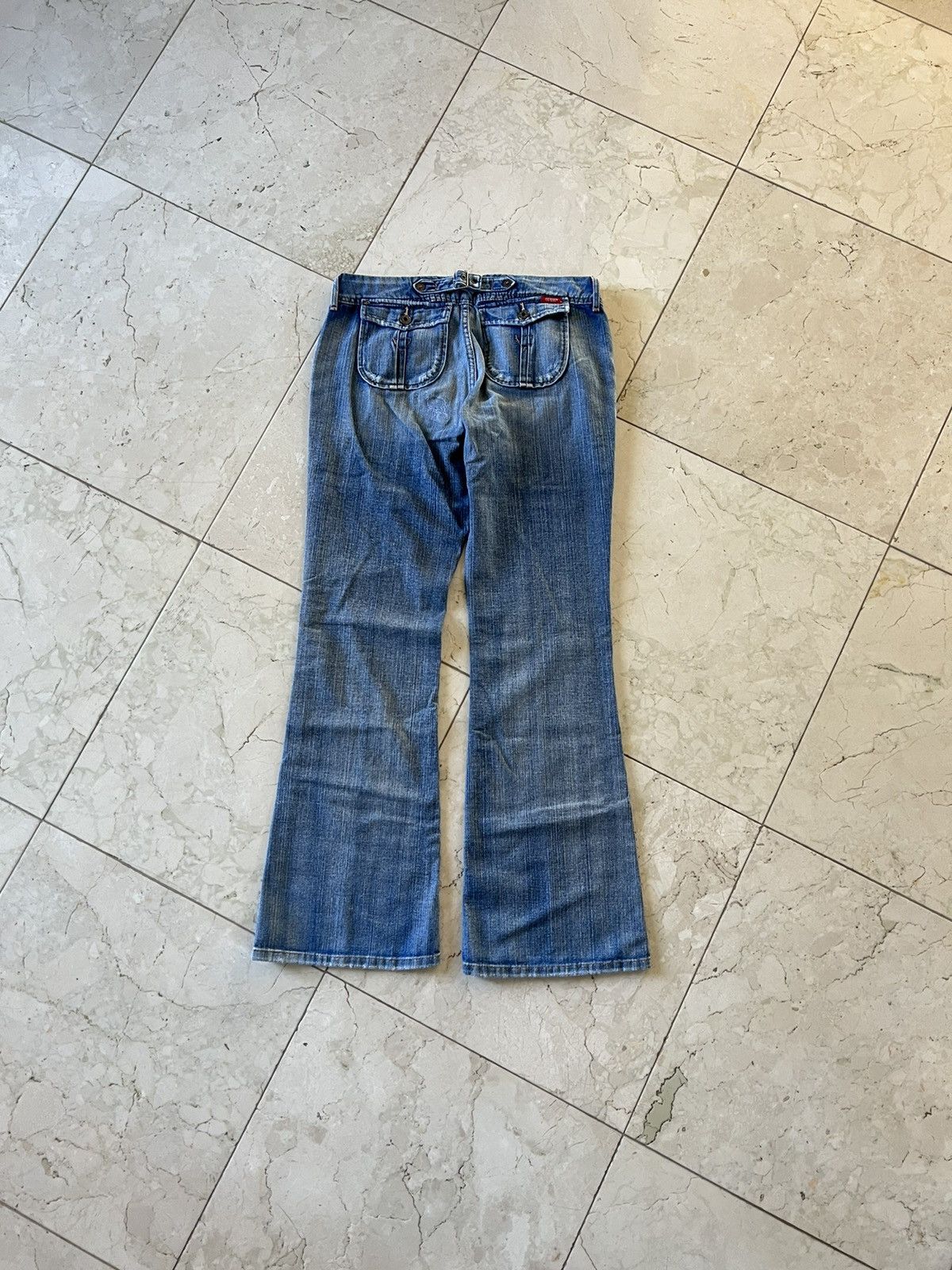 Guess vintage guess low rise flared jeans Size US 30 / EU 46 - 2 Thumbnail