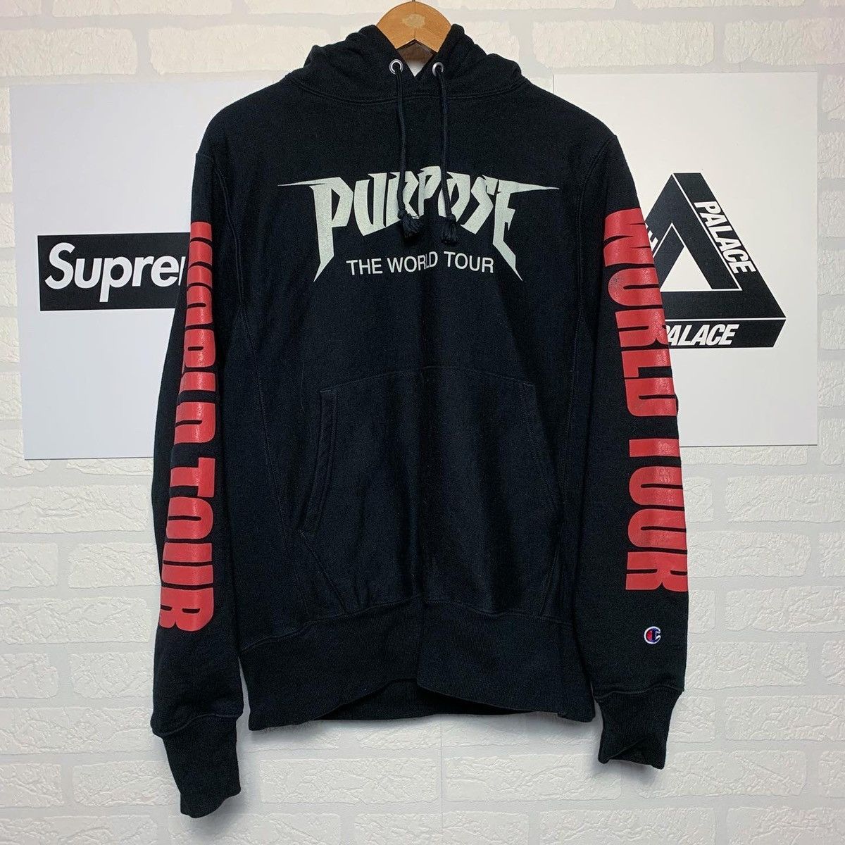 Purpose tour cheap champion hoodie