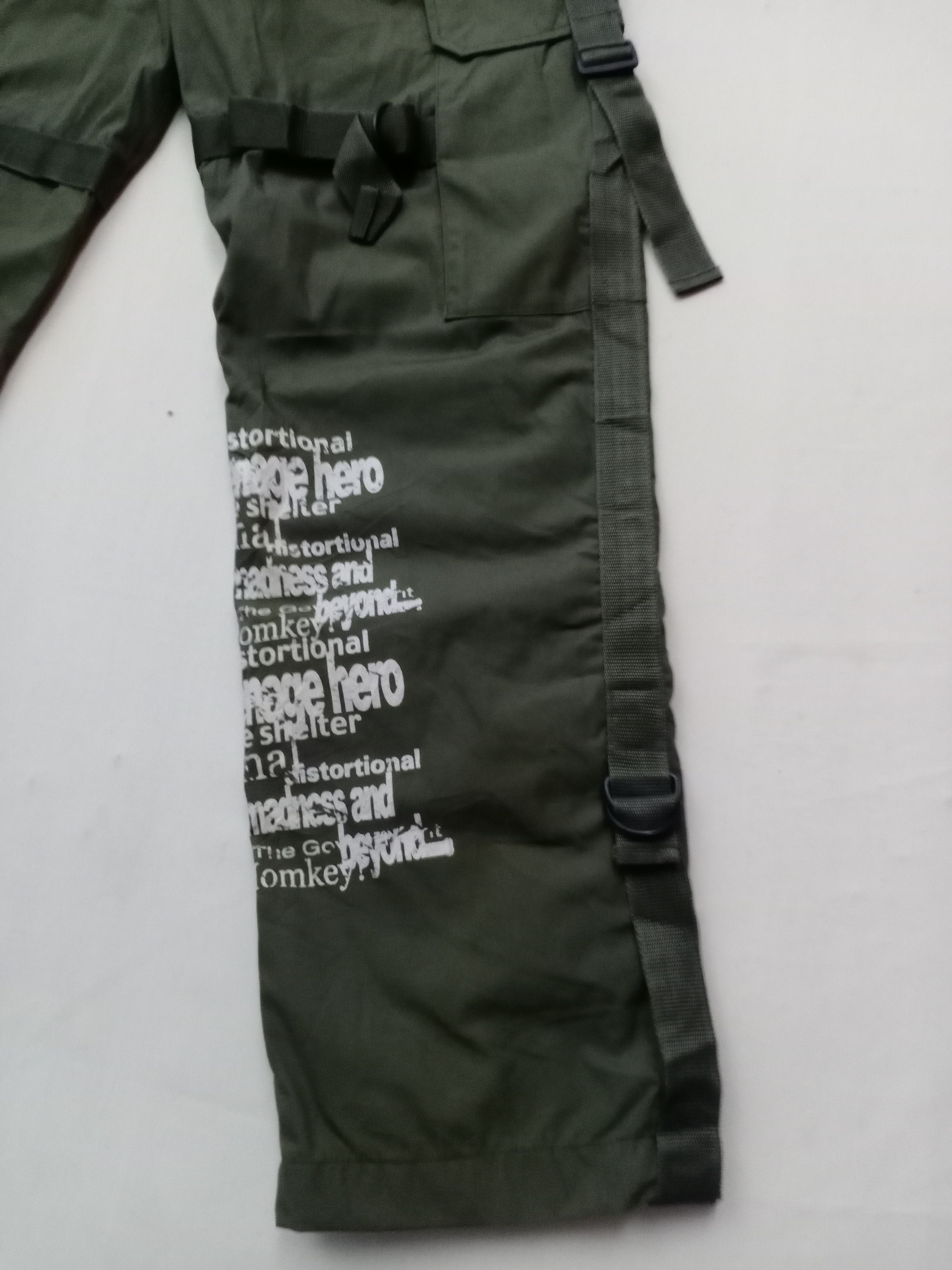 Japanese Brand Rare! Homme Bold Japaneses Tactical Multipocket Cargo Pant Size US 32 / EU 48 - 10 Thumbnail