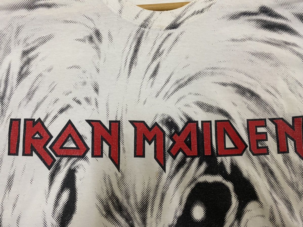Band Tees vintage 1999 IRON MAIDEN fullprint all over print t-shirts Size US XL / EU 56 / 4 - 5 Thumbnail