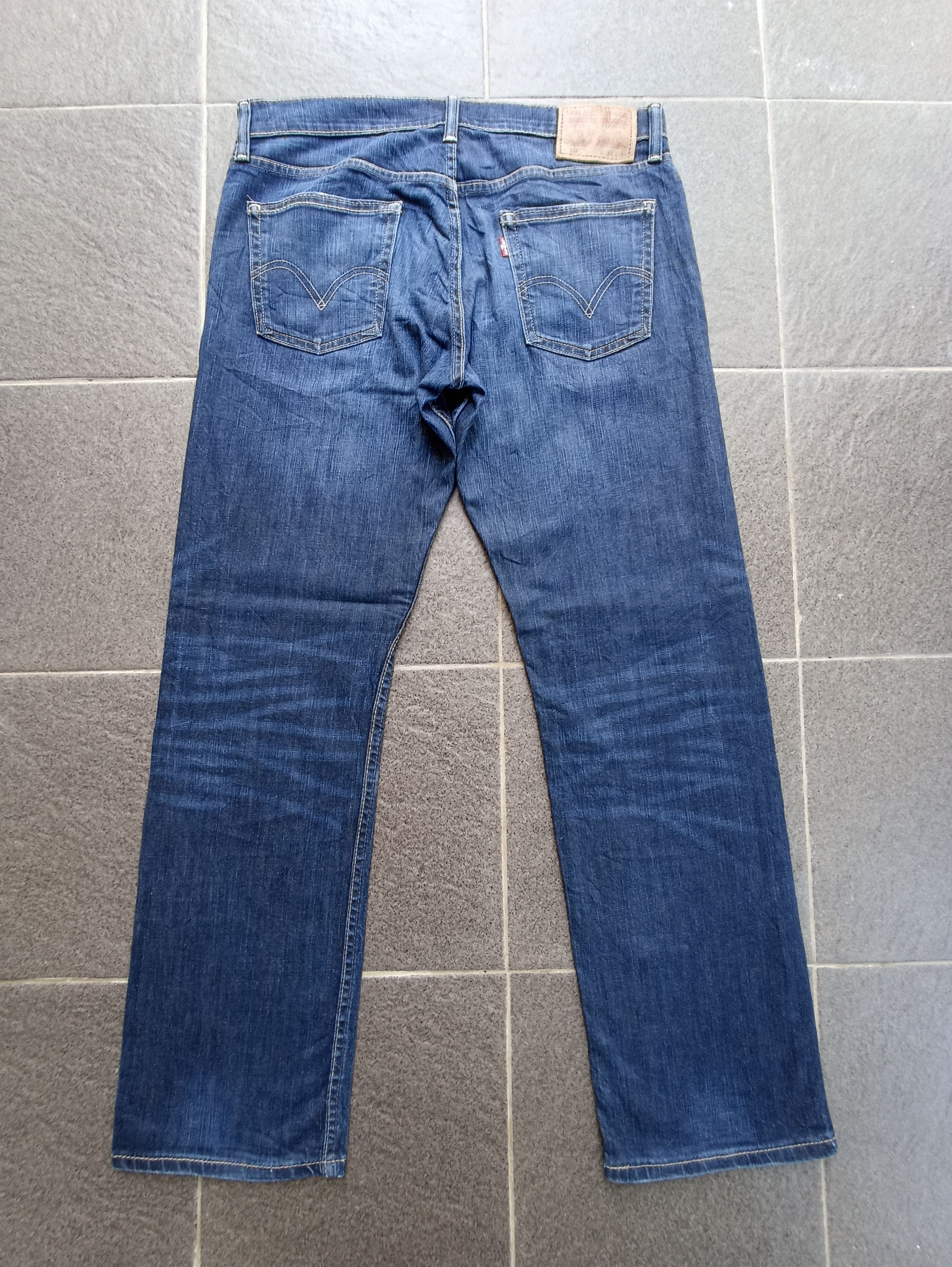 Jean × Levi's × Vintage Vintage Levis 514 Dark Blue Wash Jeans - J186 Size US 34 / EU 50 - 2 Thumbnail
