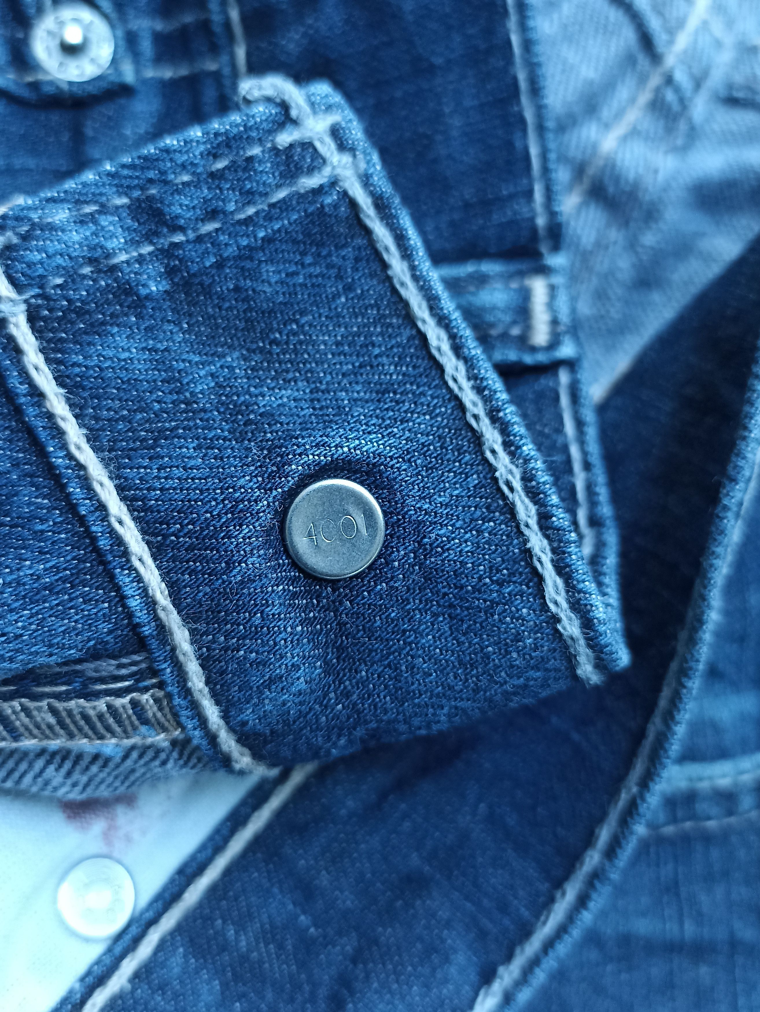 Jean × Levi's × Vintage Vintage Levis 514 Dark Blue Wash Jeans - J186 Size US 34 / EU 50 - 4 Thumbnail