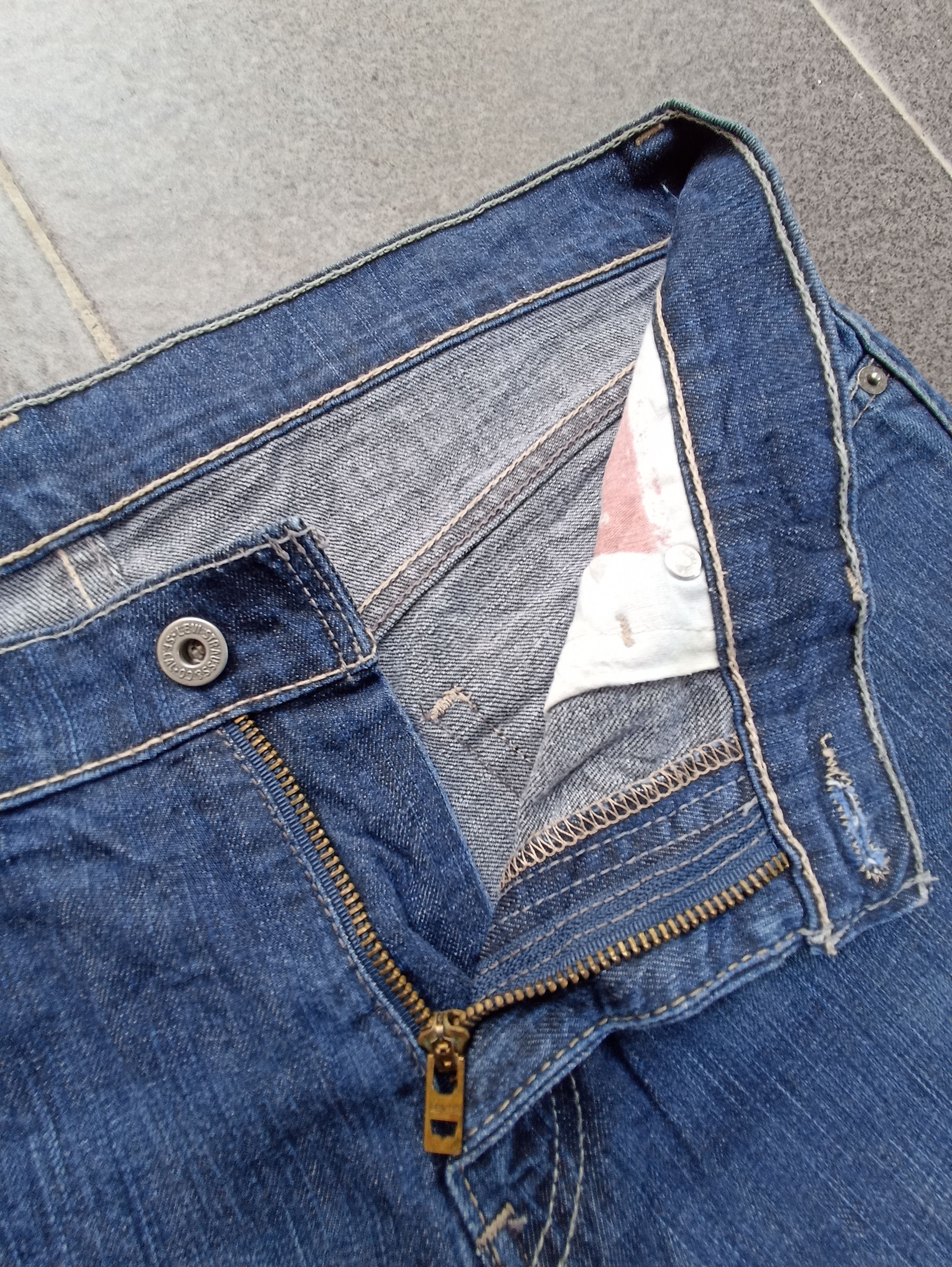 Jean × Levi's × Vintage Vintage Levis 514 Dark Blue Wash Jeans - J186 Size US 34 / EU 50 - 3 Thumbnail